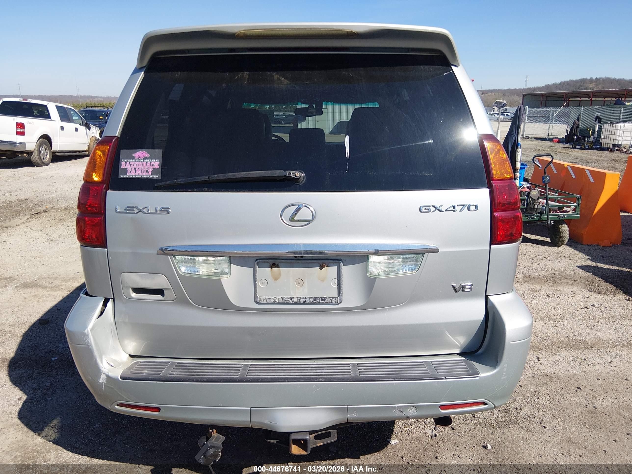 2005 Lexus Gx 470   Silver vin: JTJBT20X550078125