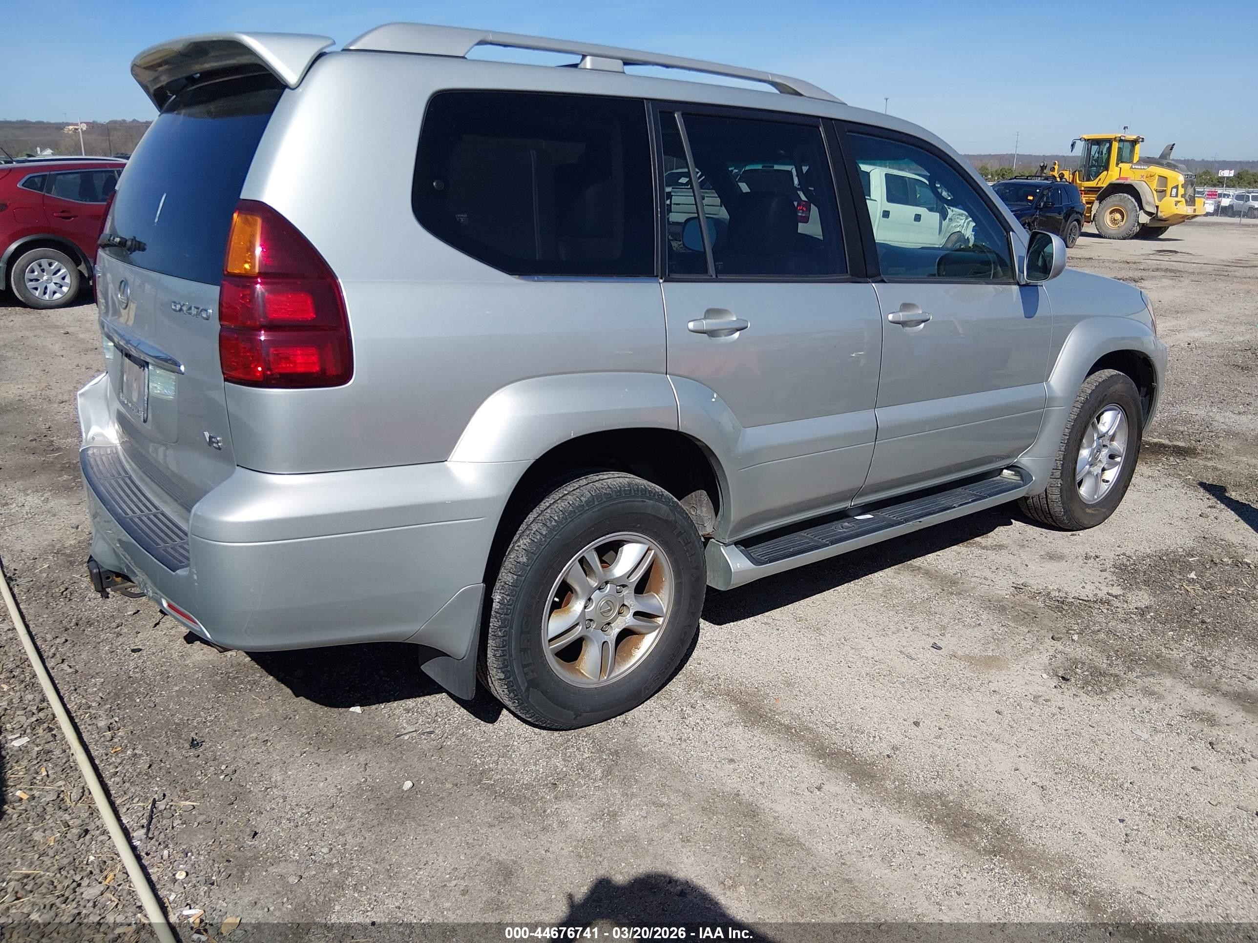2005 Lexus Gx 470   Silver vin: JTJBT20X550078125