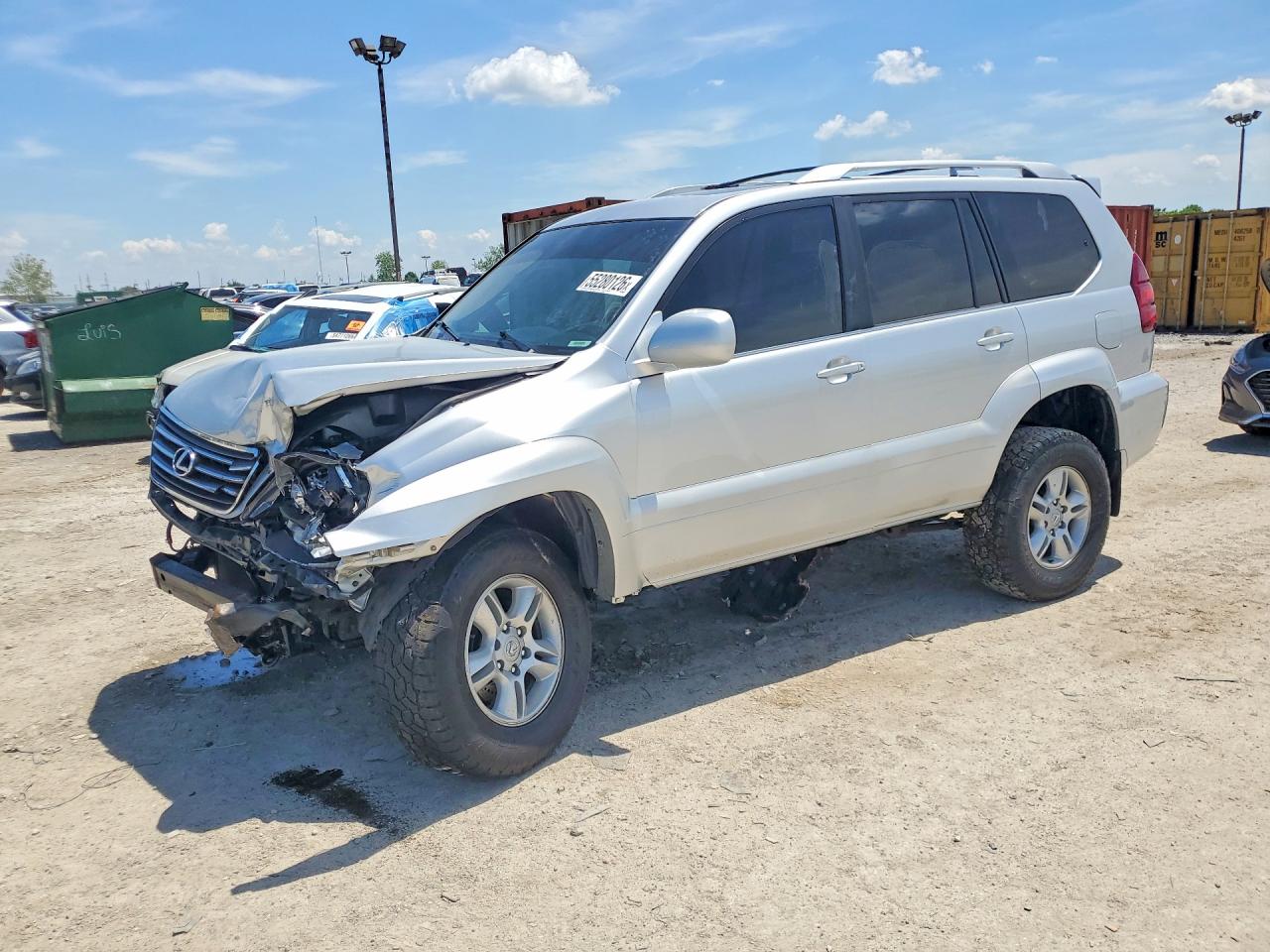 2006 Lexus Gx 470 Silver vin: JTJBT20X560098683