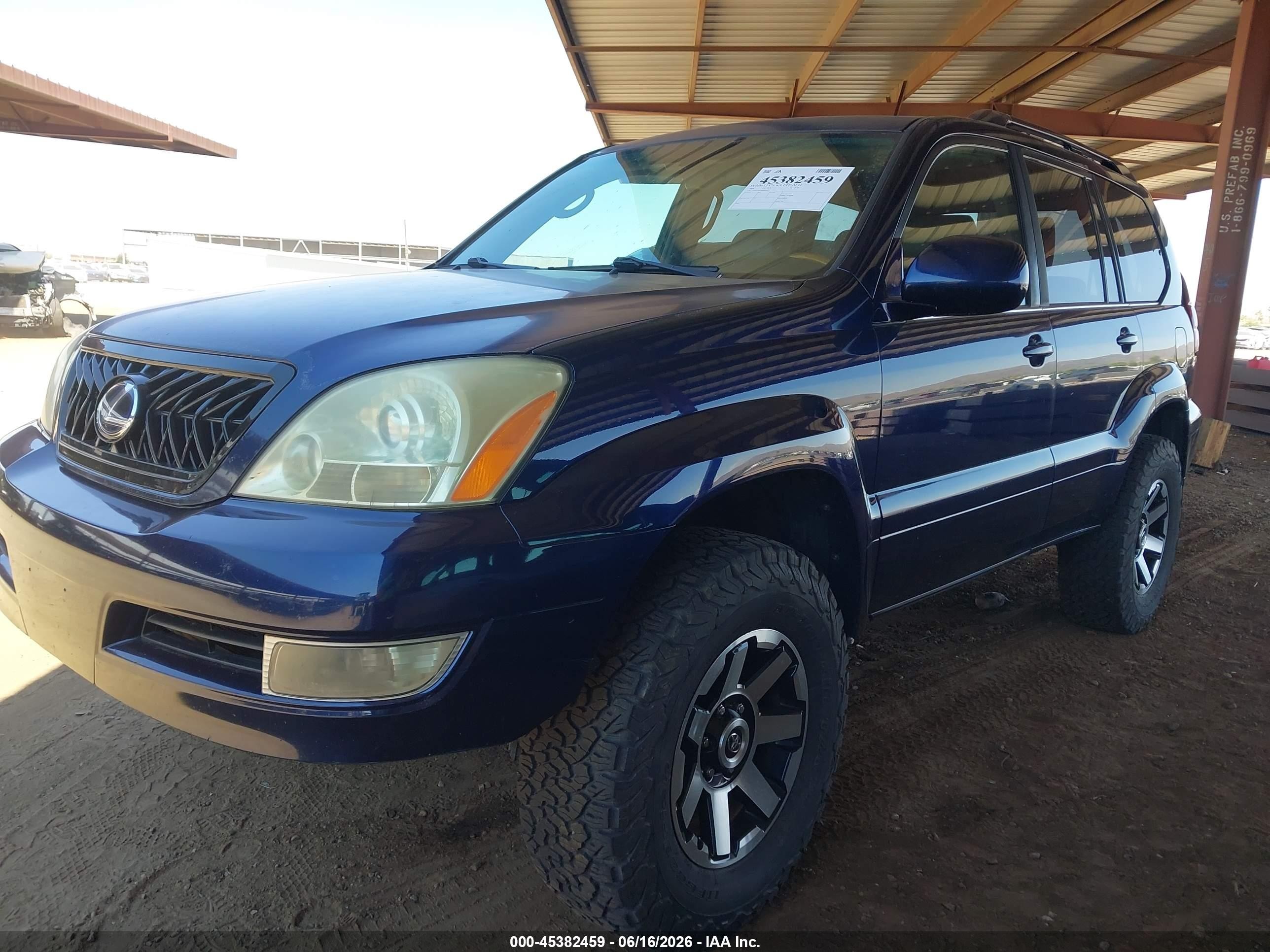 2006 Lexus Gx 470 Blue vin: JTJBT20X560109035