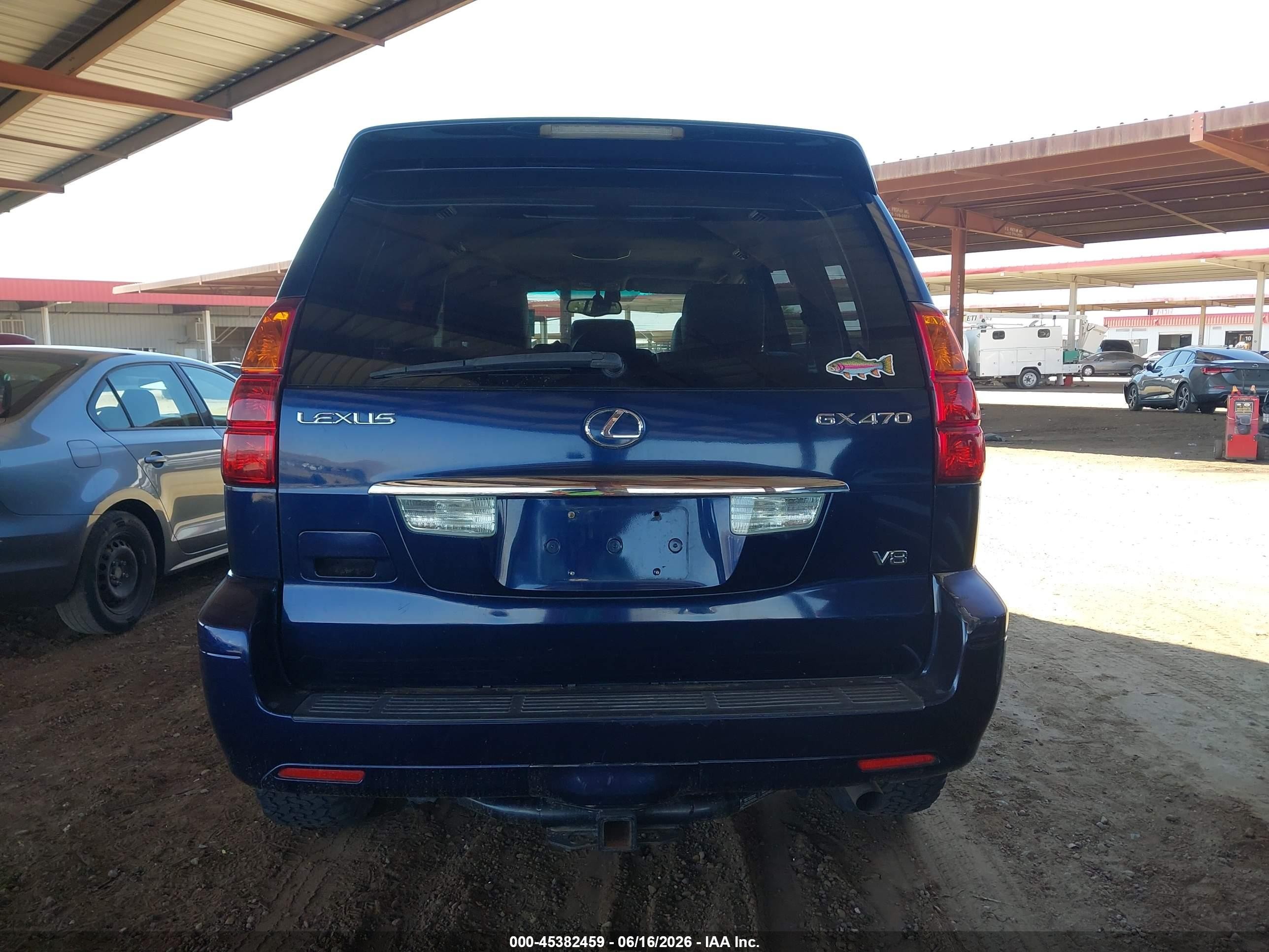 2006 Lexus Gx 470 Blue vin: JTJBT20X560109035
