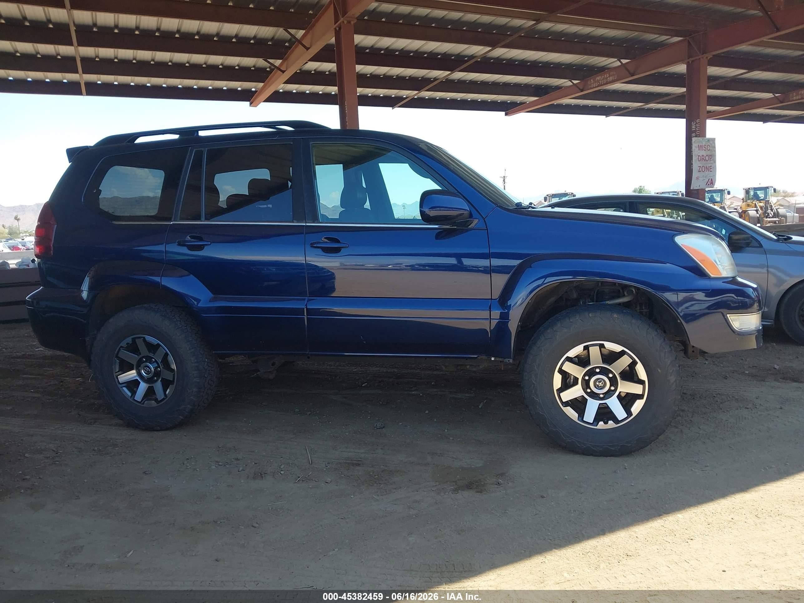 2006 Lexus Gx 470 Blue vin: JTJBT20X560109035