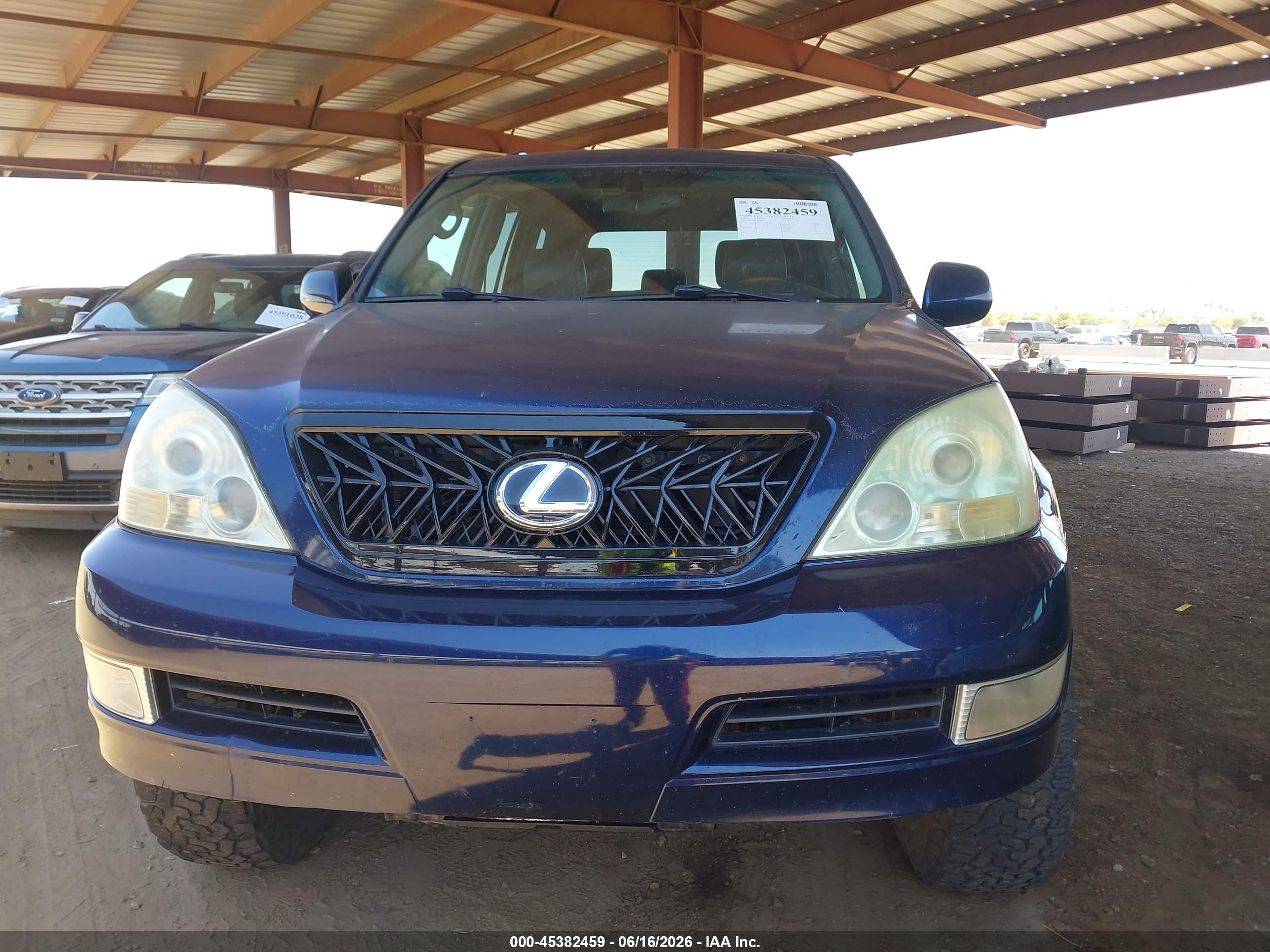2006 Lexus Gx 470 Blue vin: JTJBT20X560109035
