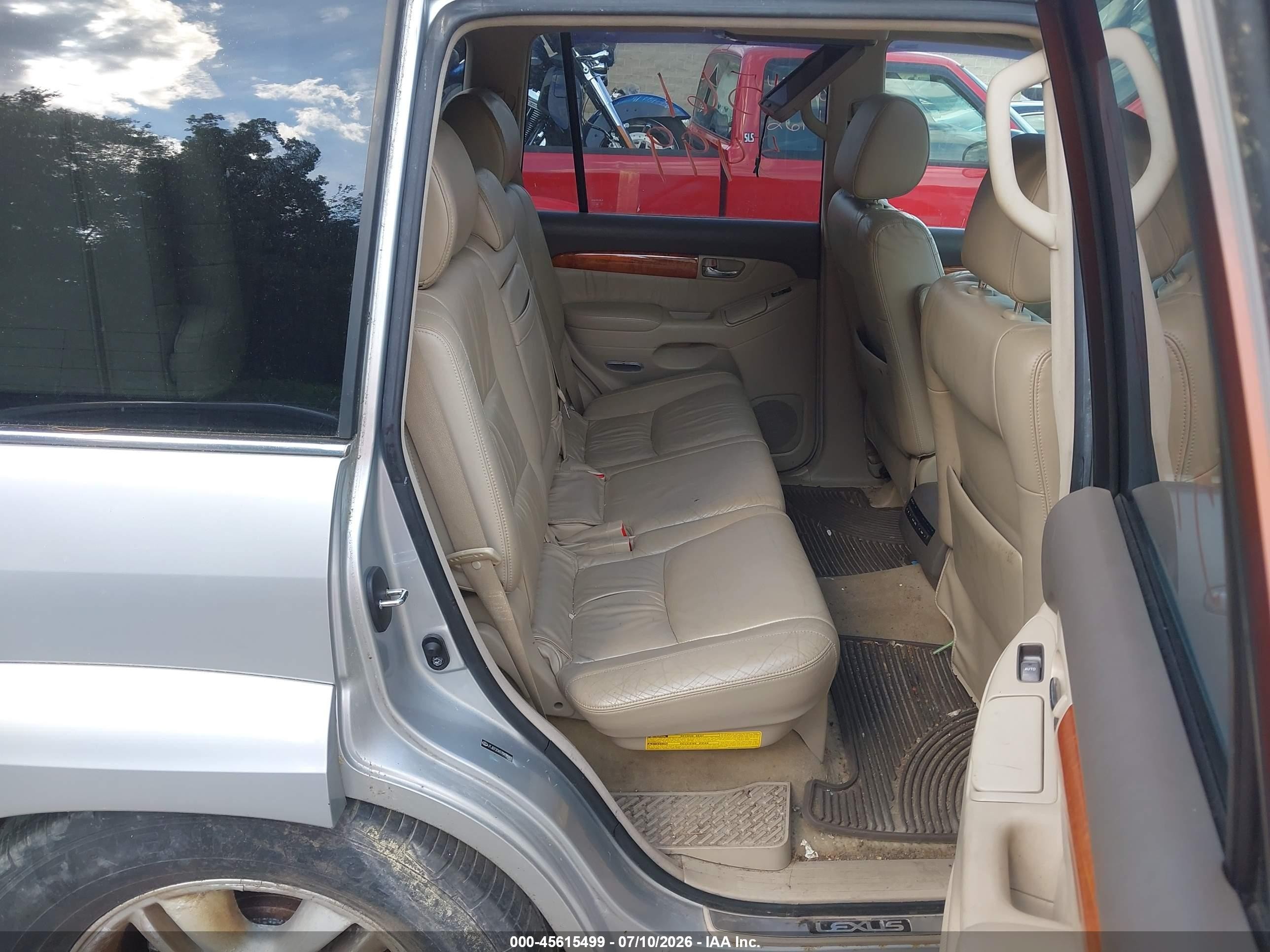 2007 Lexus Gx 470   Silver vin: JTJBT20X570128461