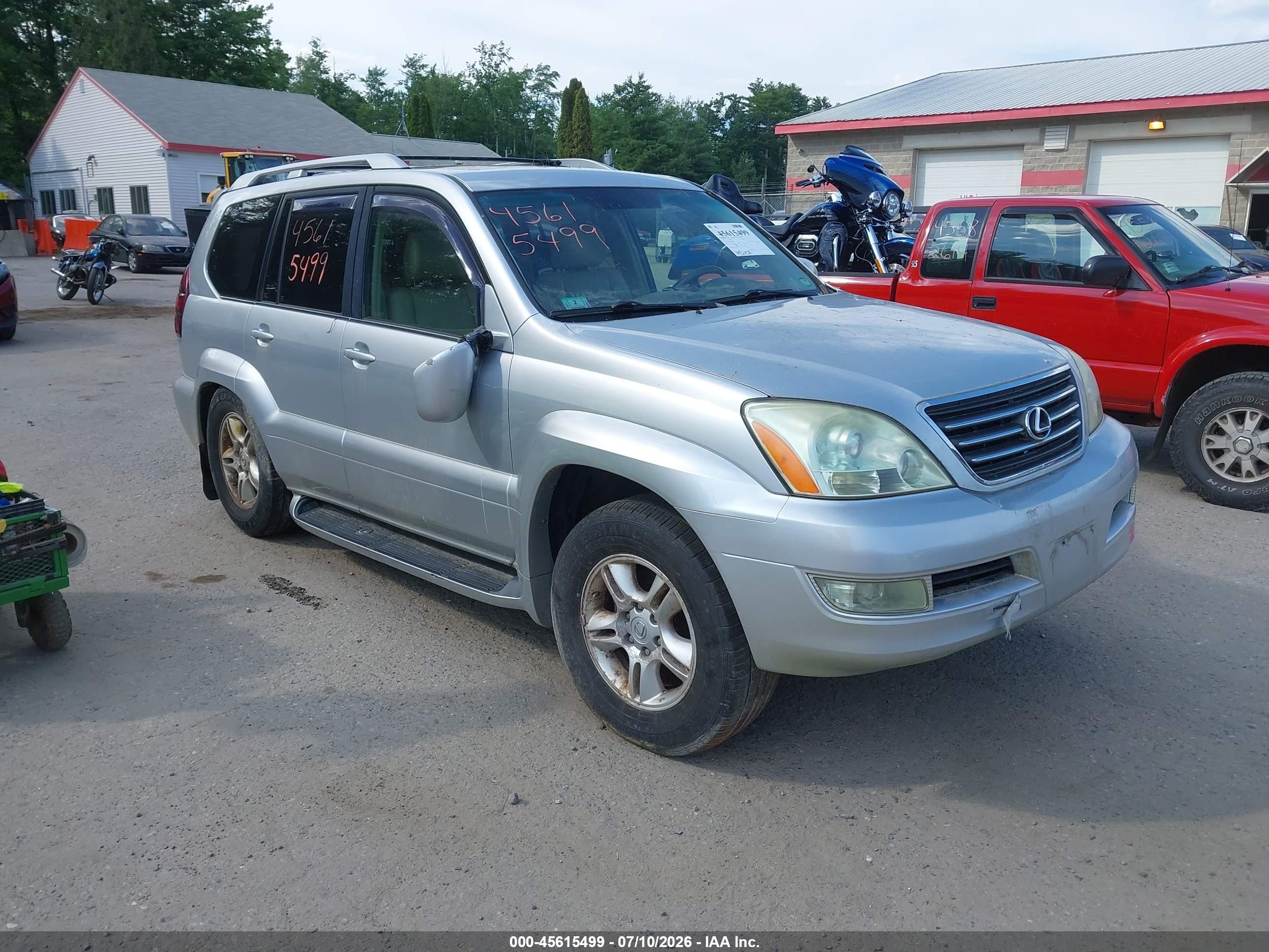 2007 Lexus Gx 470   Silver vin: JTJBT20X570128461