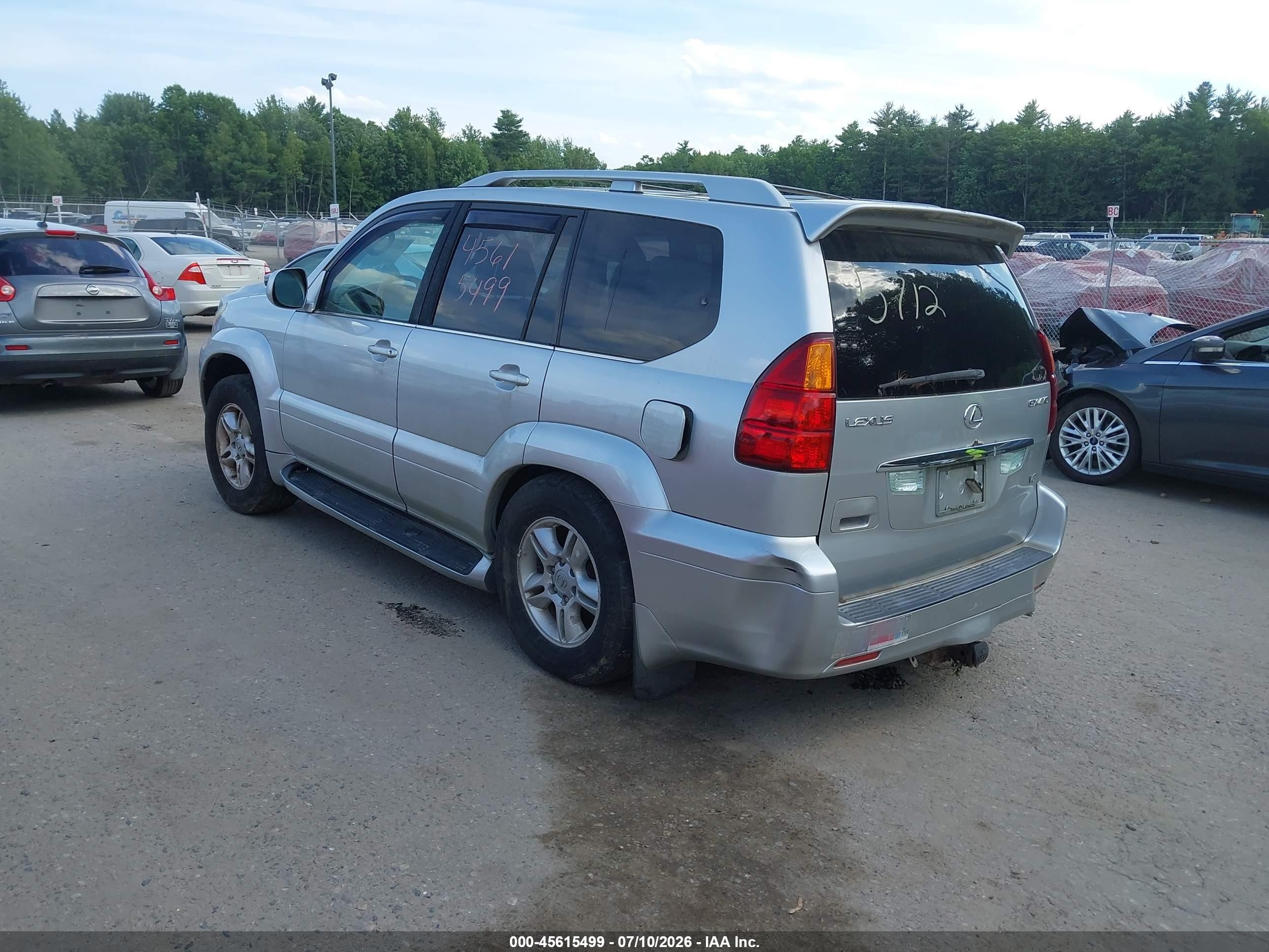 2007 Lexus Gx 470   Silver vin: JTJBT20X570128461
