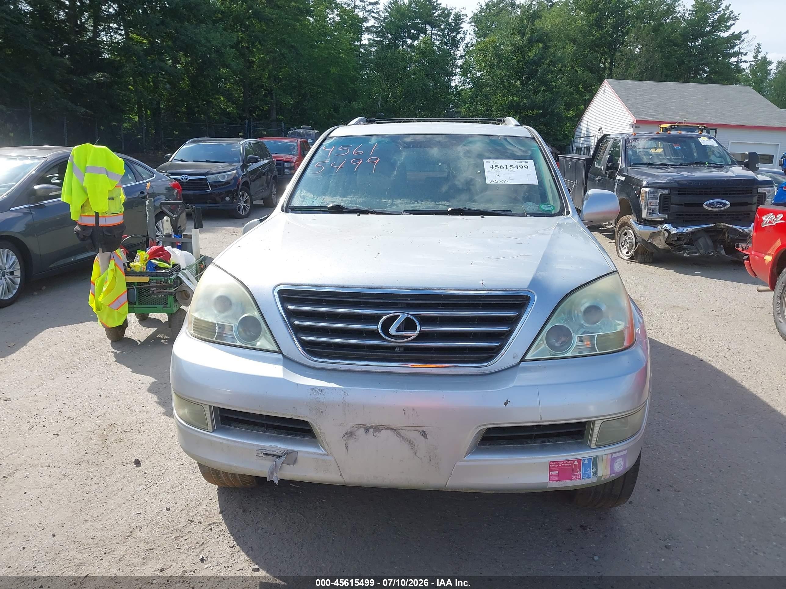 2007 Lexus Gx 470   Silver vin: JTJBT20X570128461