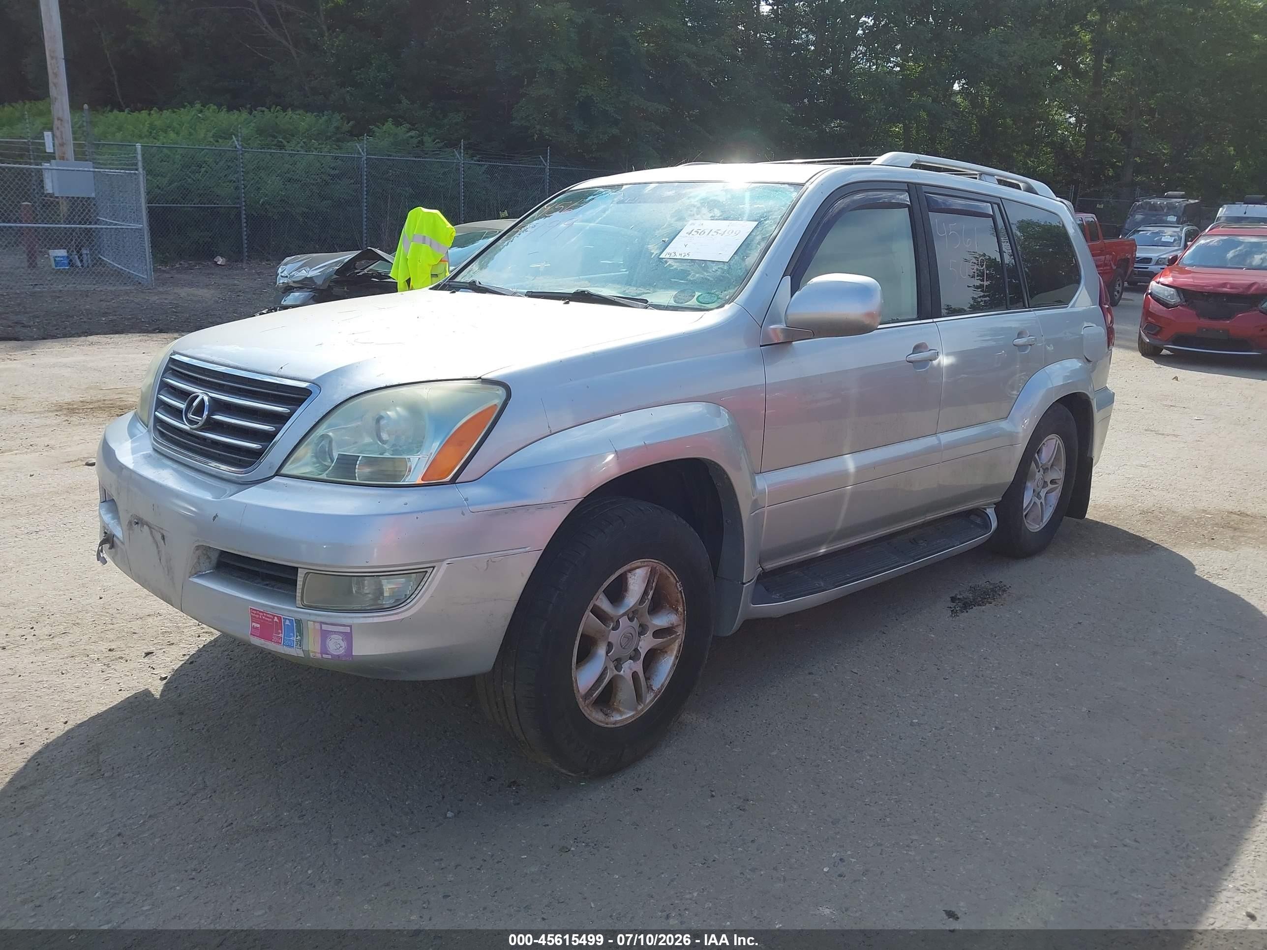 2007 Lexus Gx 470   Silver vin: JTJBT20X570128461