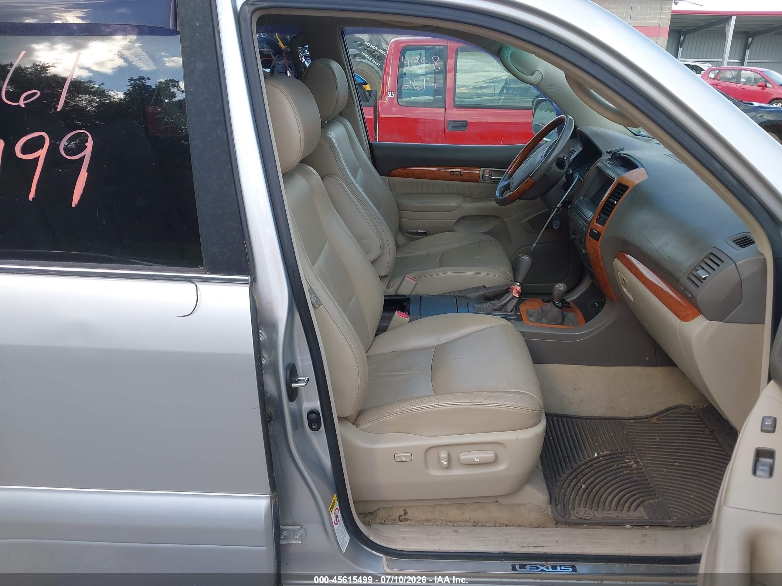 2007 Lexus Gx 470   Silver vin: JTJBT20X570128461