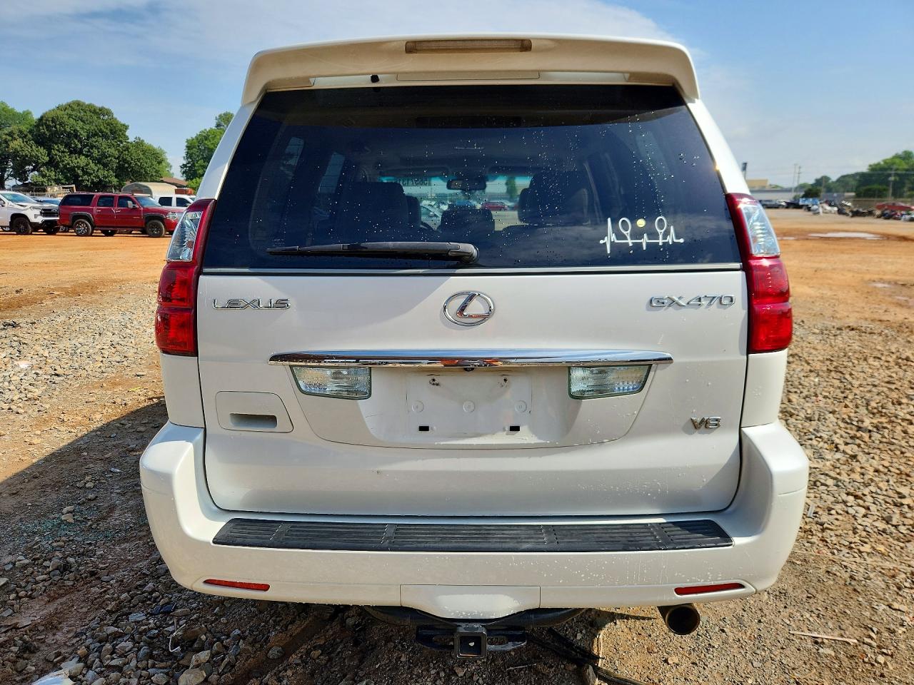 2008 Lexus Gx 470 White vin: JTJBT20X580153684