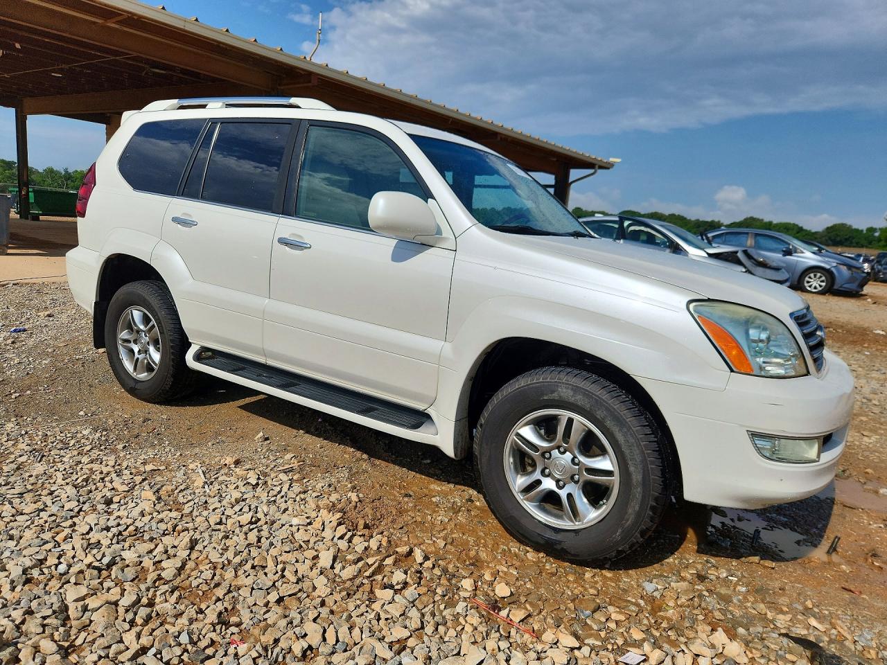 2008 Lexus Gx 470 White vin: JTJBT20X580153684