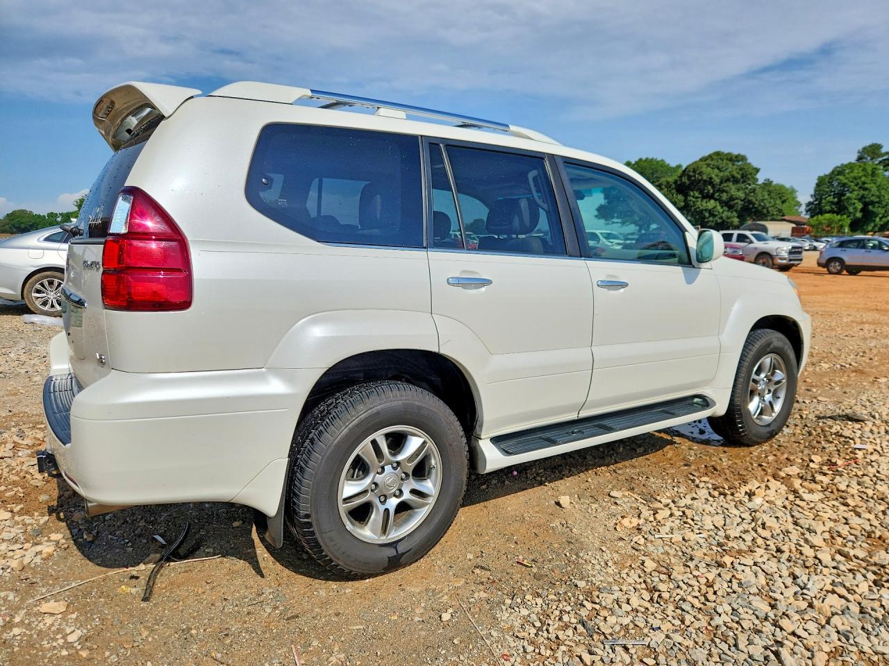 2008 Lexus Gx 470 White vin: JTJBT20X580153684