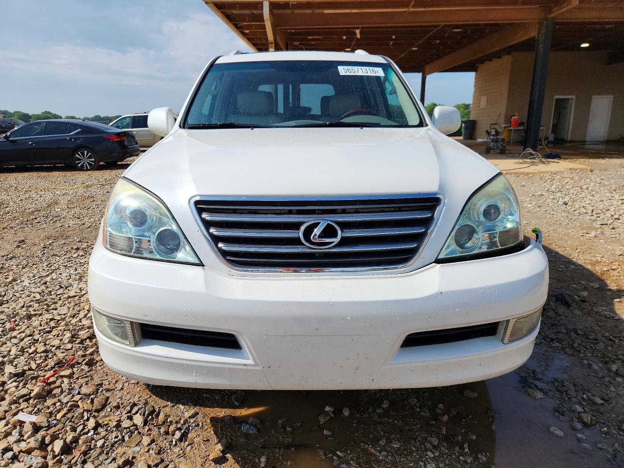2008 Lexus Gx 470 White vin: JTJBT20X580153684