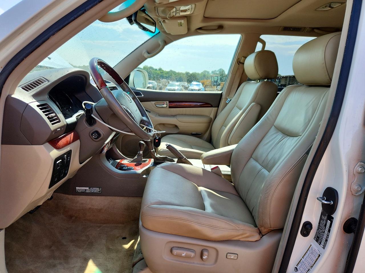2008 Lexus Gx 470 White vin: JTJBT20X580153684