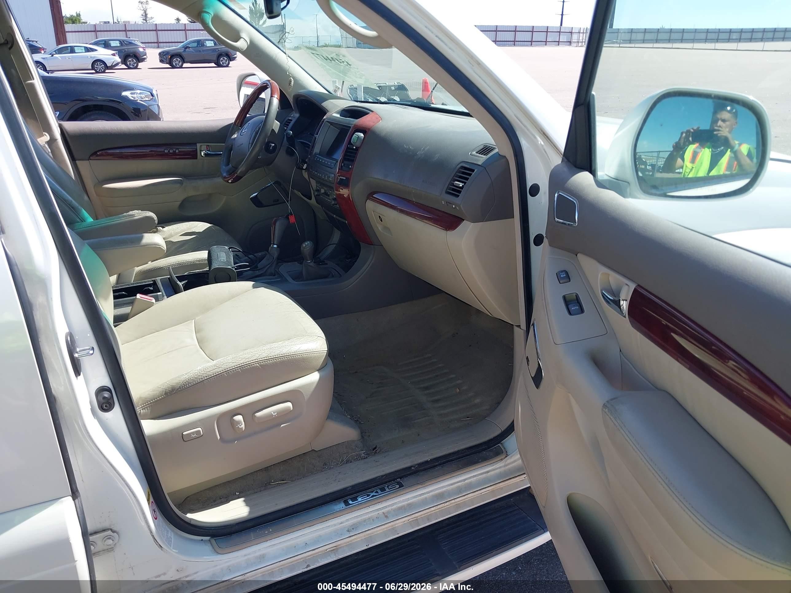 2008 Lexus Gx 470   Белый vin: JTJBT20X580161882