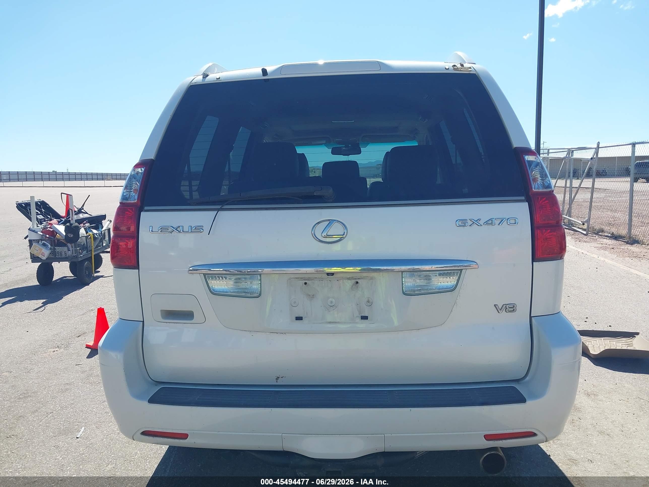 2008 Lexus Gx 470   Белый vin: JTJBT20X580161882