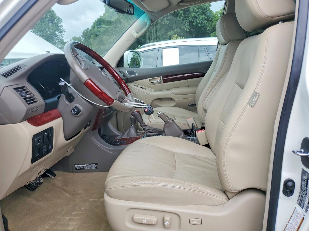 2008 Lexus Gx 470 White vin: JTJBT20X580165866