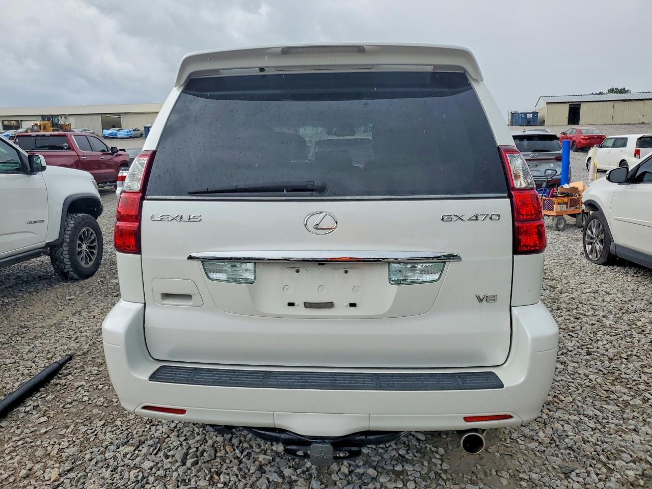 2008 Lexus Gx 470 White vin: JTJBT20X580165866