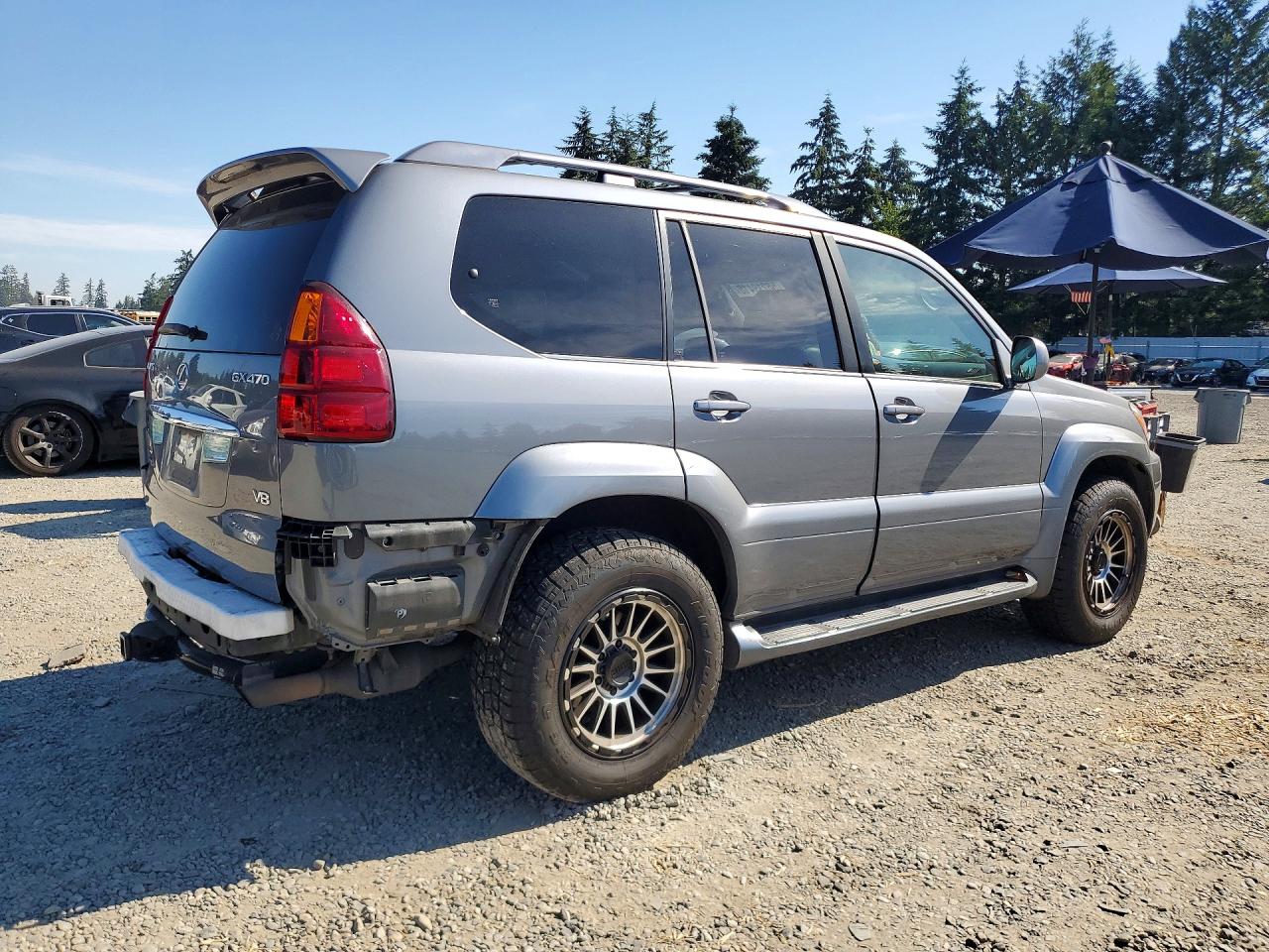 2003 Lexus Gx 470 Gray vin: JTJBT20X630008775