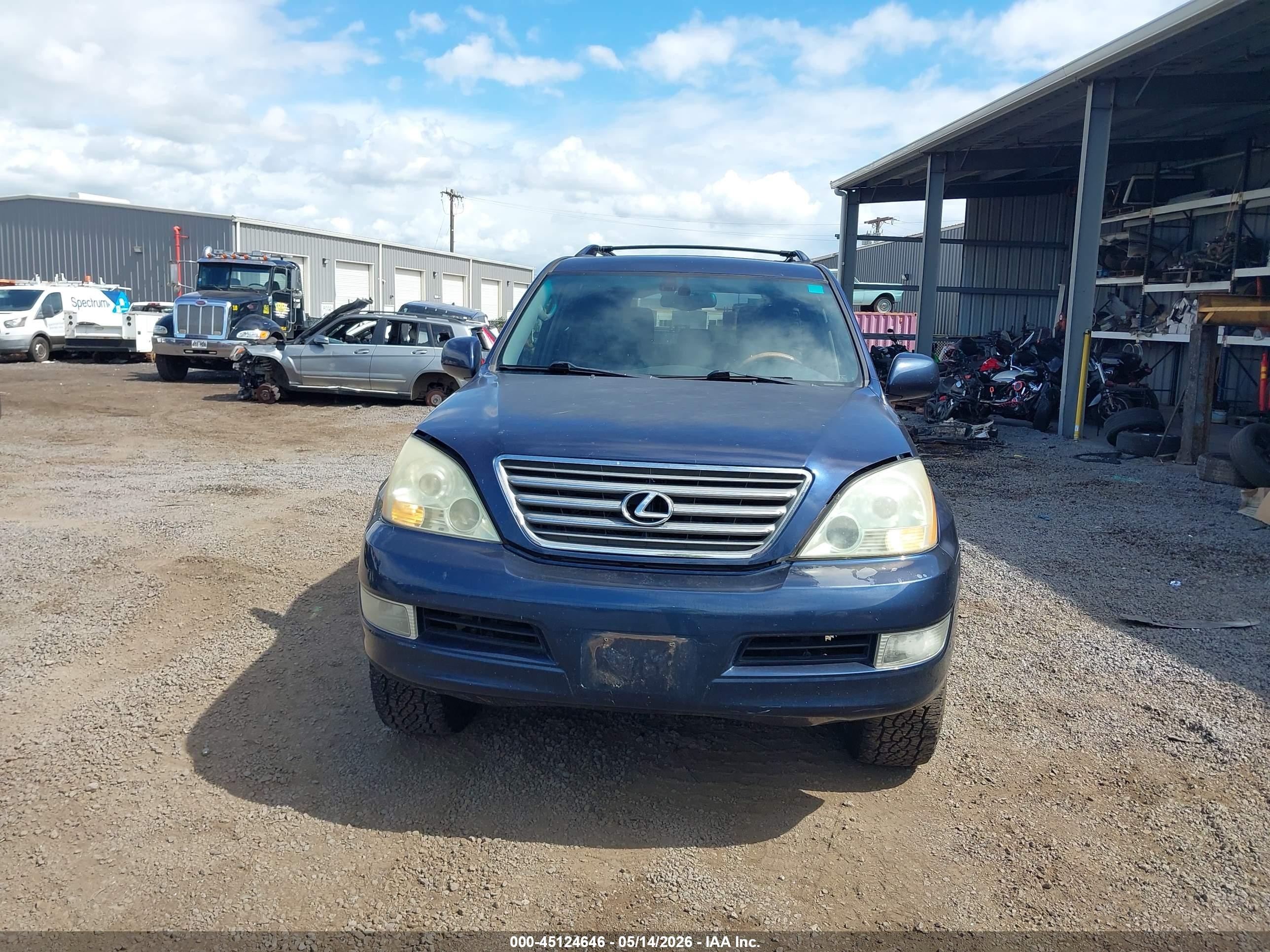 2003 Lexus Gx 470   Dark Blue vin: JTJBT20X630012941