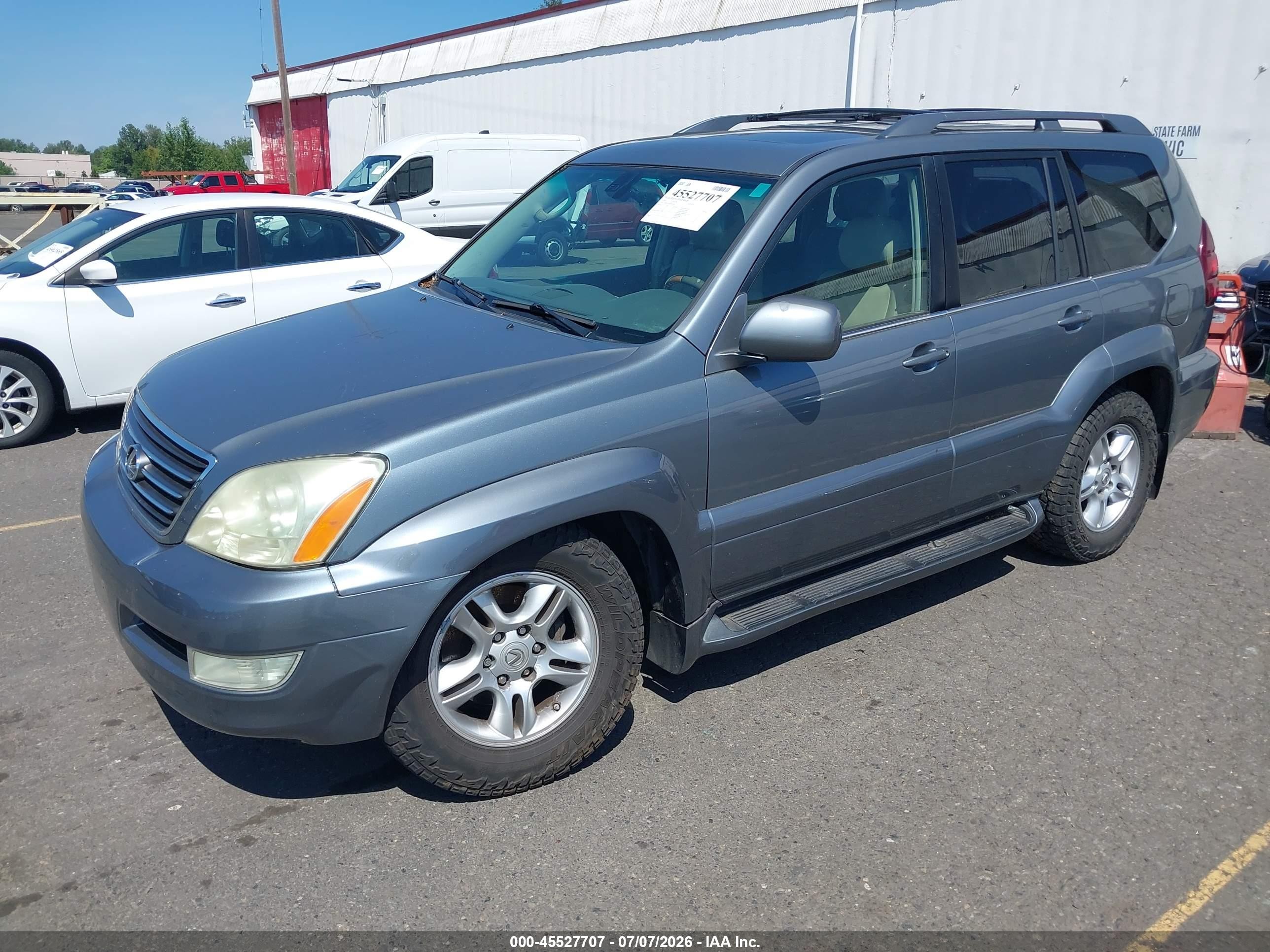 2004 Lexus Gx 470 Серебряный vin: JTJBT20X640046380