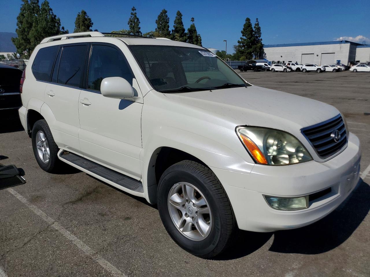 2004 Lexus Gx 470 White vin: JTJBT20X640048016