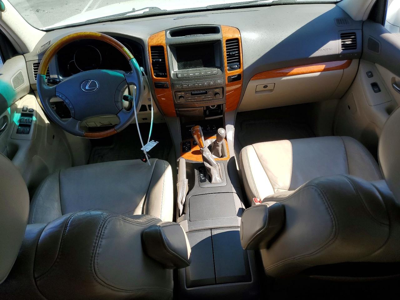 2004 Lexus Gx 470 White vin: JTJBT20X640048016