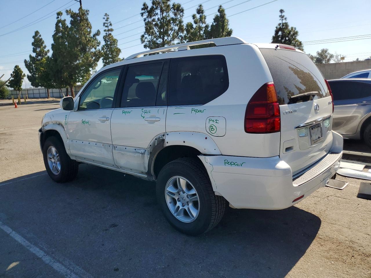 2004 Lexus Gx 470 White vin: JTJBT20X640048016