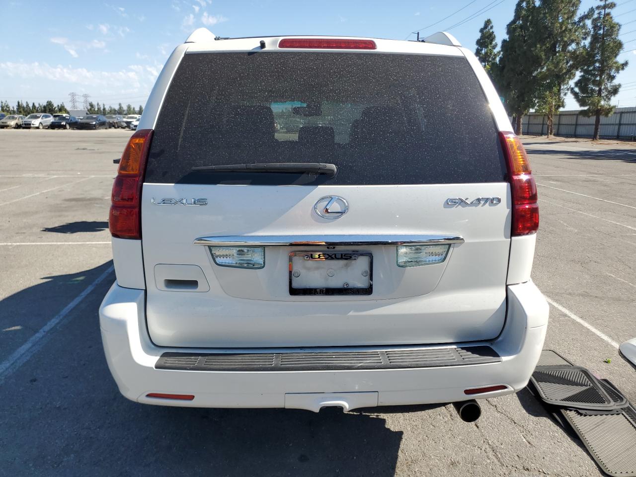 2004 Lexus Gx 470 White vin: JTJBT20X640048016