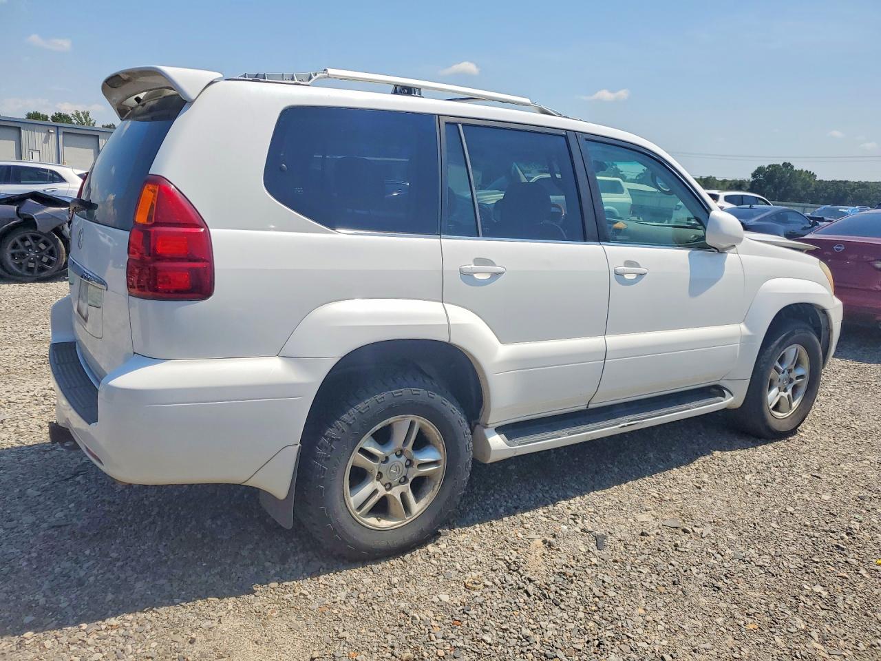 2004 Lexus Gx 470 White vin: JTJBT20X640063342