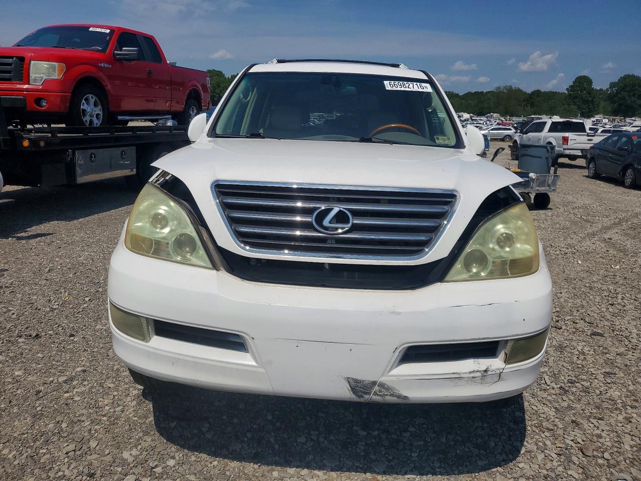 2004 Lexus Gx 470 White vin: JTJBT20X640063342