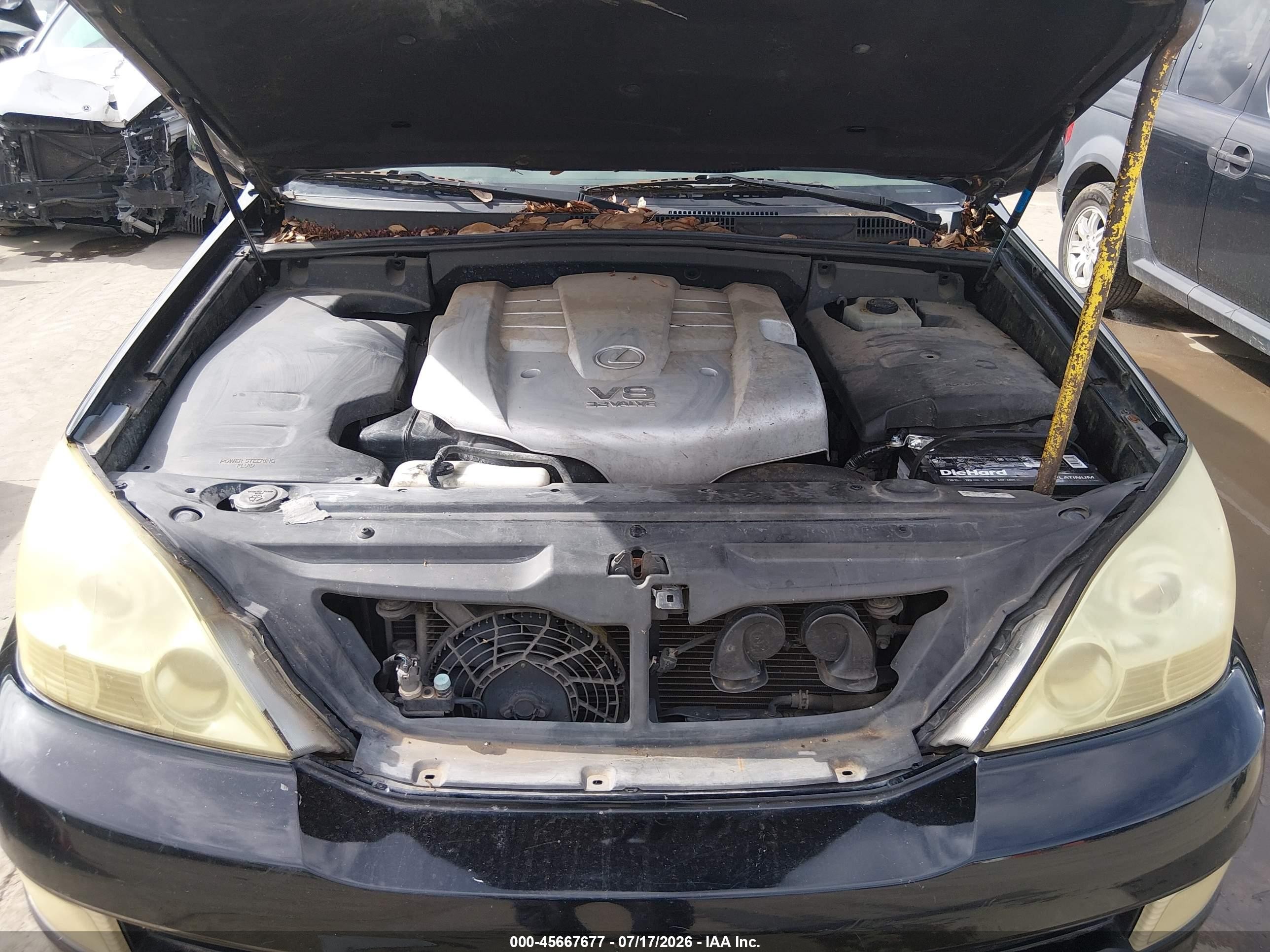 2004 Lexus Gx 470   Черный vin: JTJBT20X640065687