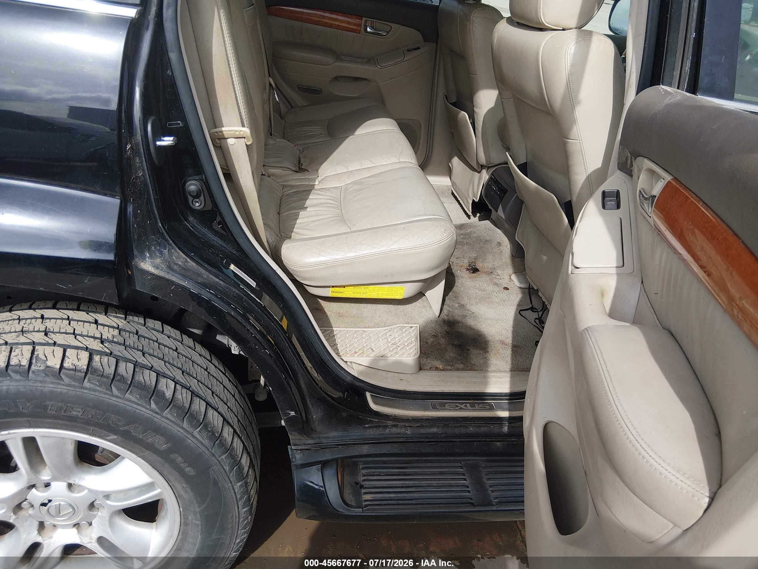 2004 Lexus Gx 470   Черный vin: JTJBT20X640065687