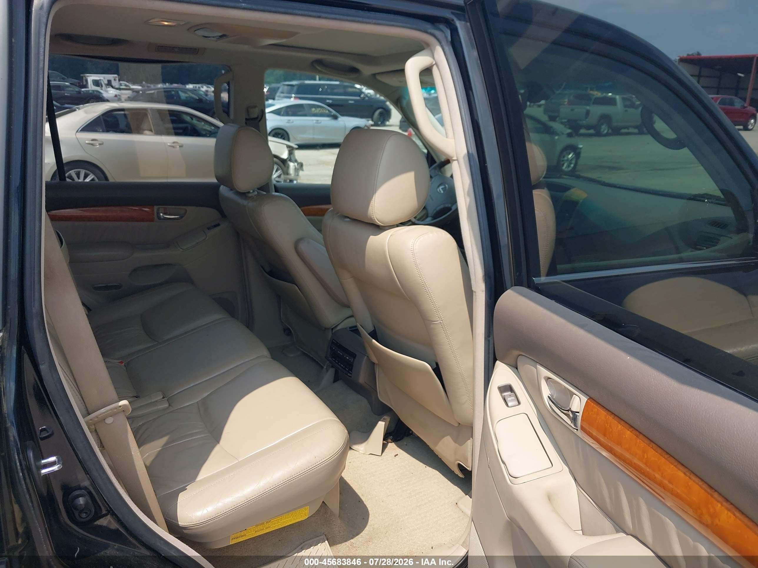 2005 Lexus Gx 470   Black vin: JTJBT20X650074732