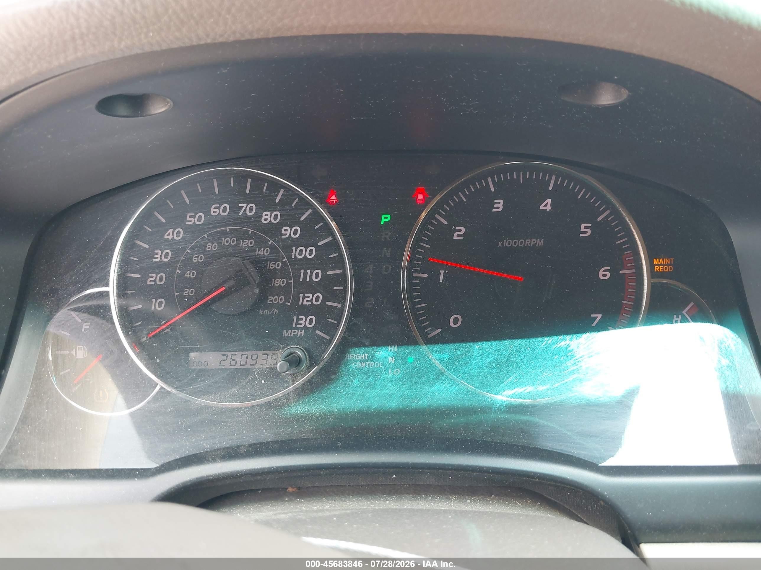 2005 Lexus Gx 470   Black vin: JTJBT20X650074732