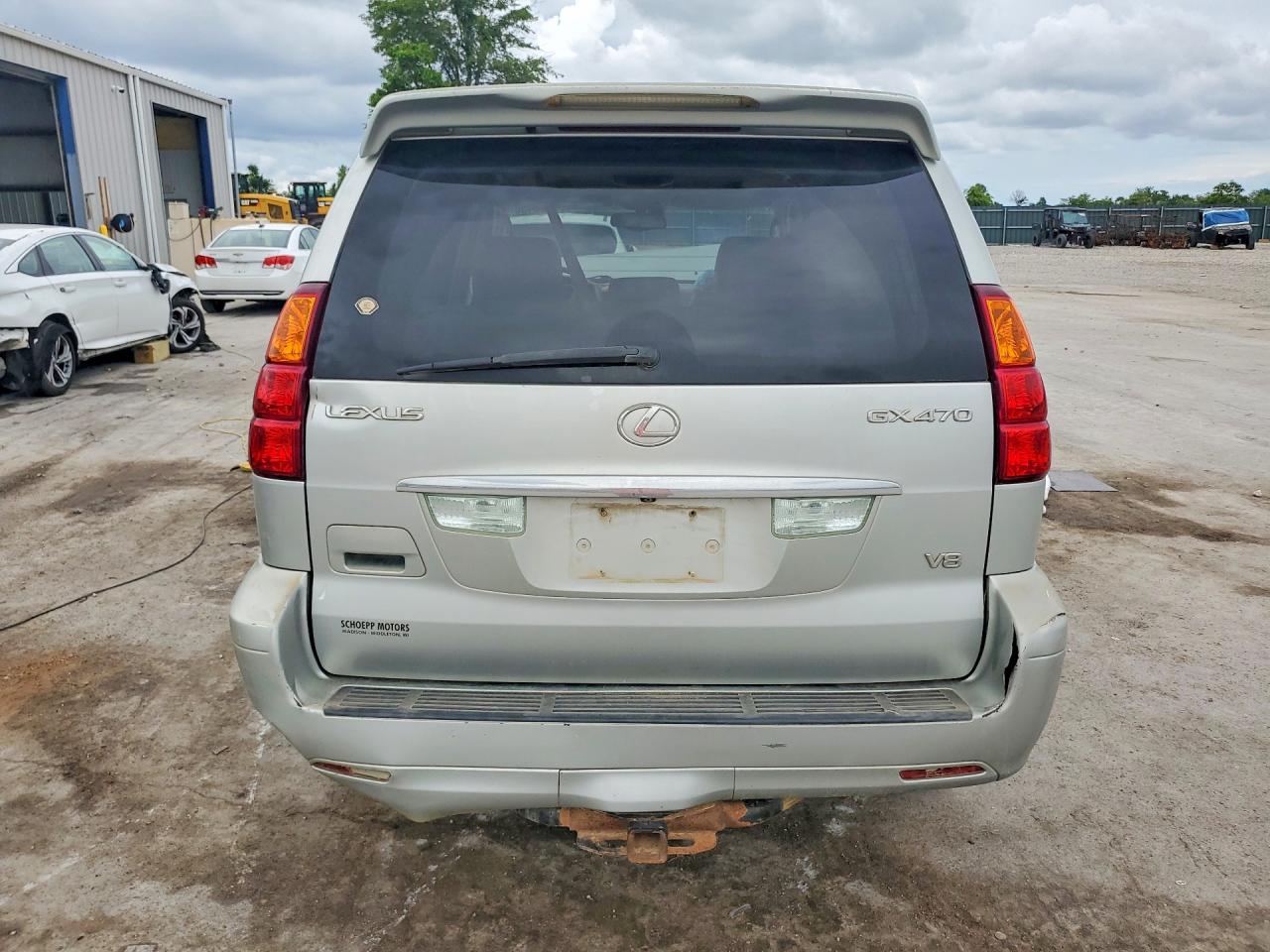 2005 Lexus Gx 470 Silver vin: JTJBT20X650081941