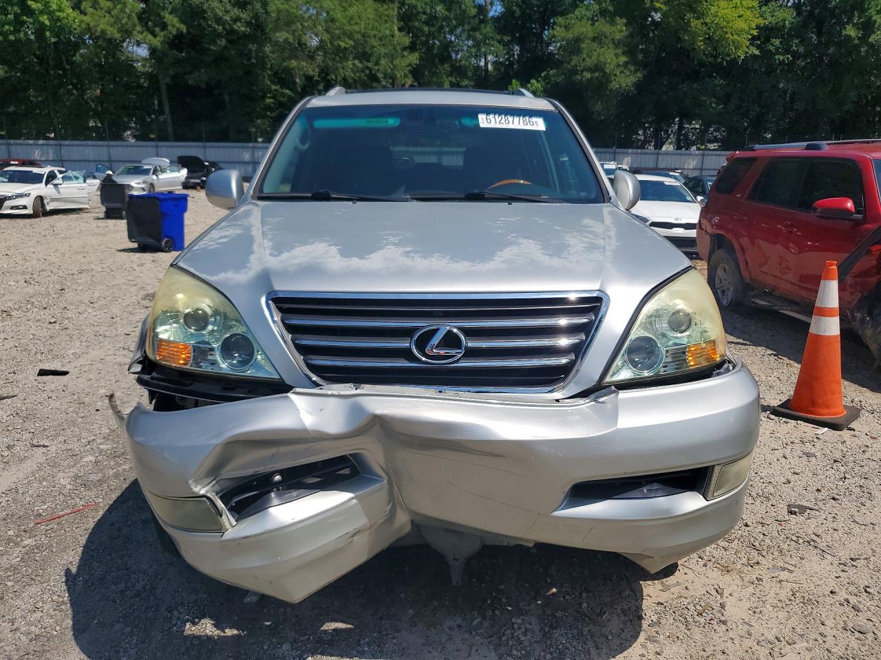 2005 Lexus Gx 470 Silver vin: JTJBT20X650084225