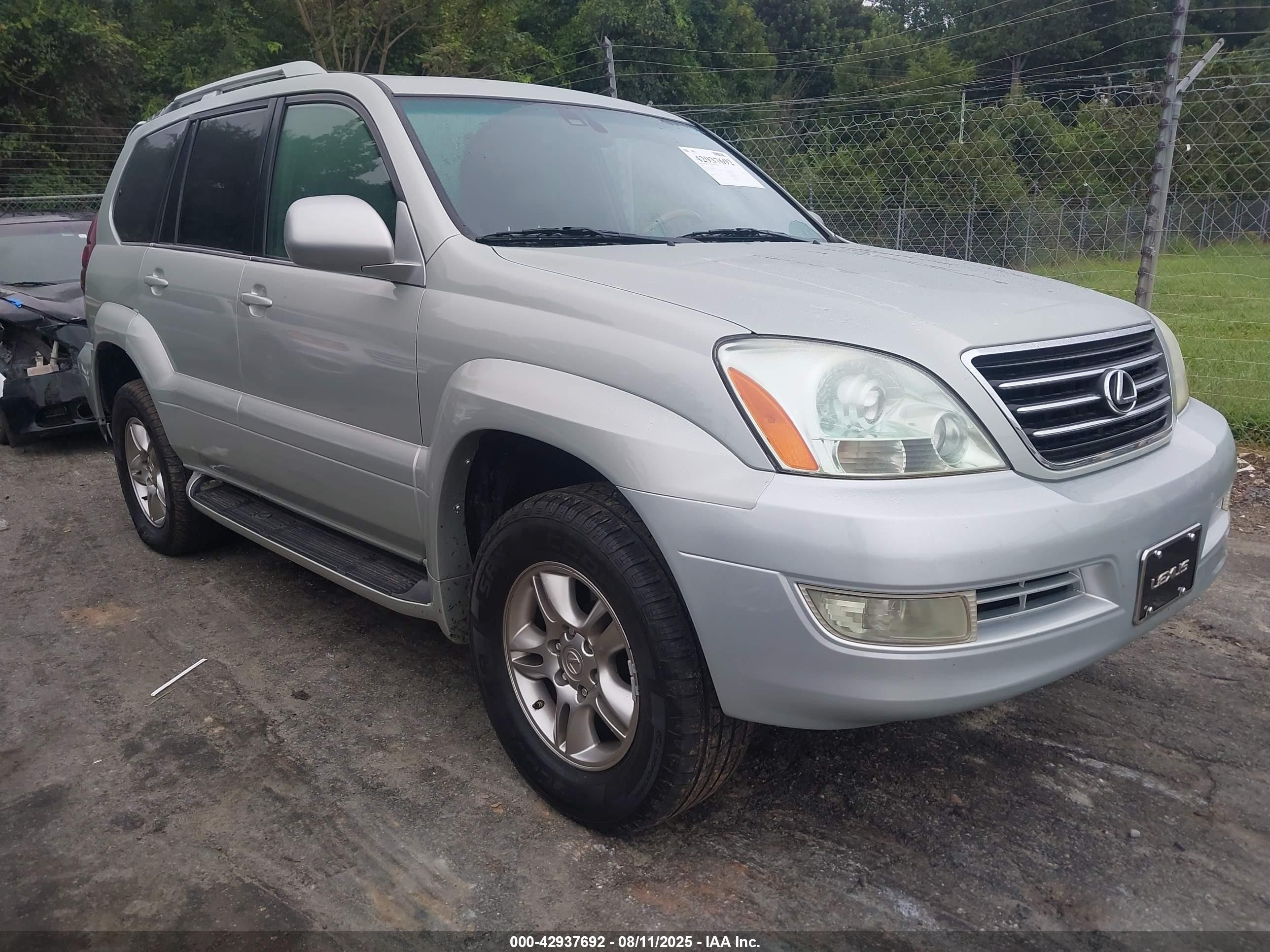 2005 Lexus Gx 470   Green vin: JTJBT20X650089702