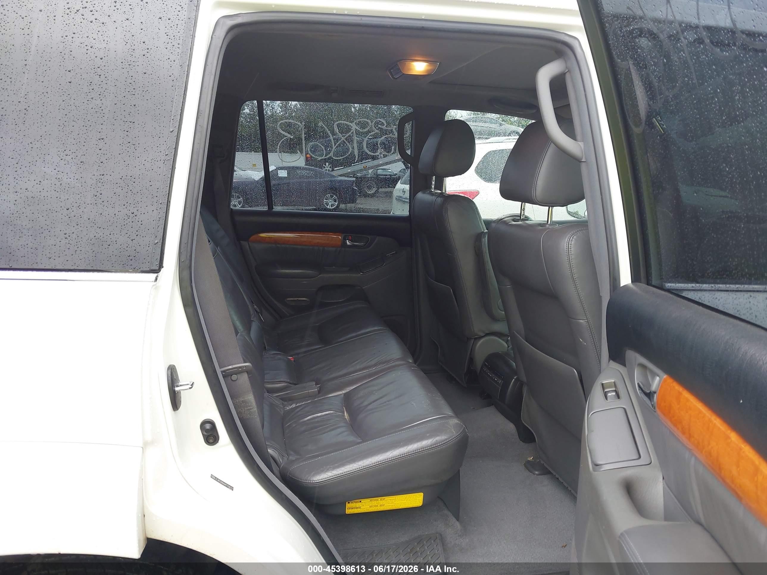 2006 Lexus Gx 470   White vin: JTJBT20X660104152
