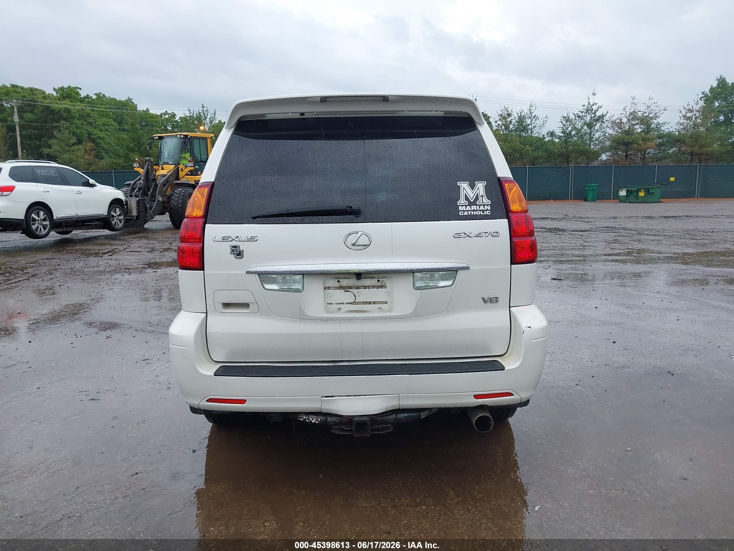 2006 Lexus Gx 470   White vin: JTJBT20X660104152