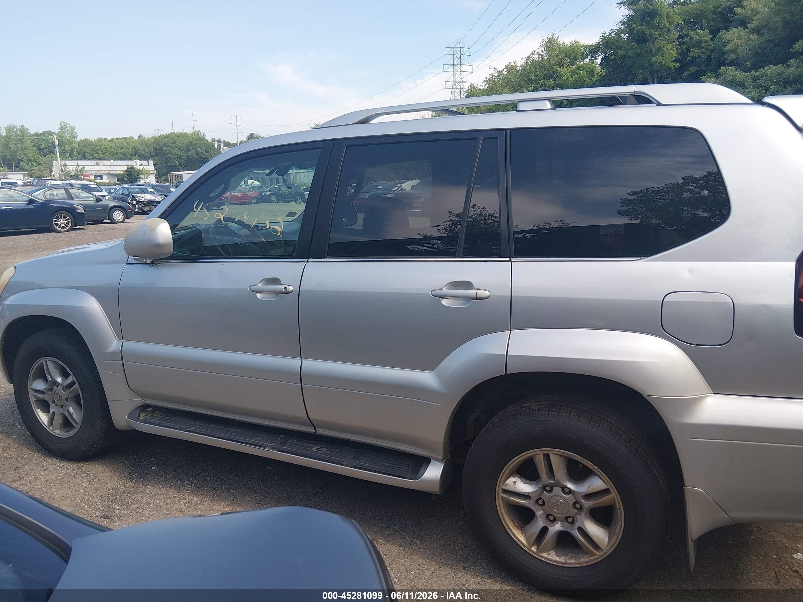 2006 Lexus Gx 470   Silver vin: JTJBT20X660114549