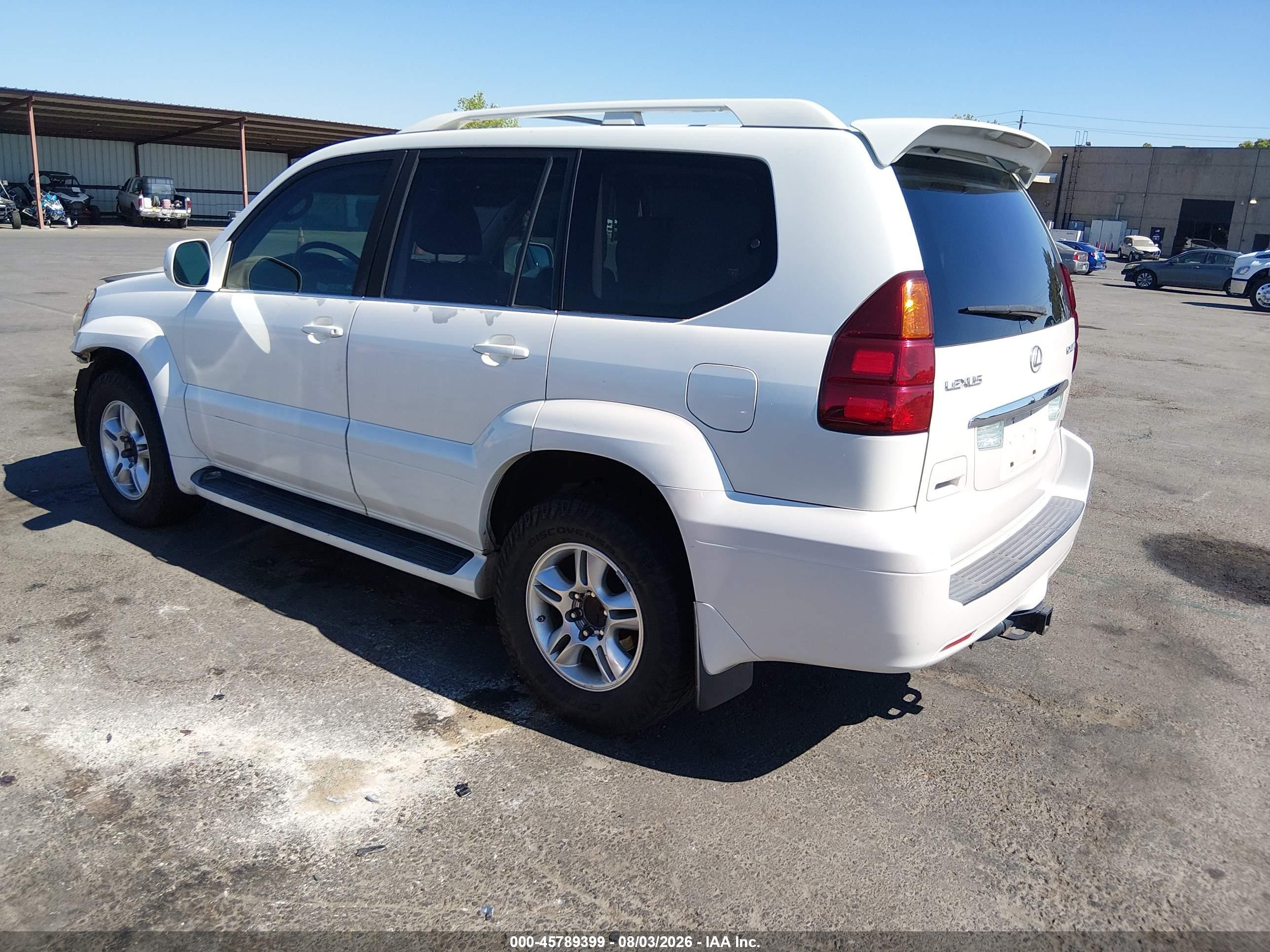 2007 Lexus Gx 470 White vin: JTJBT20X670134429
