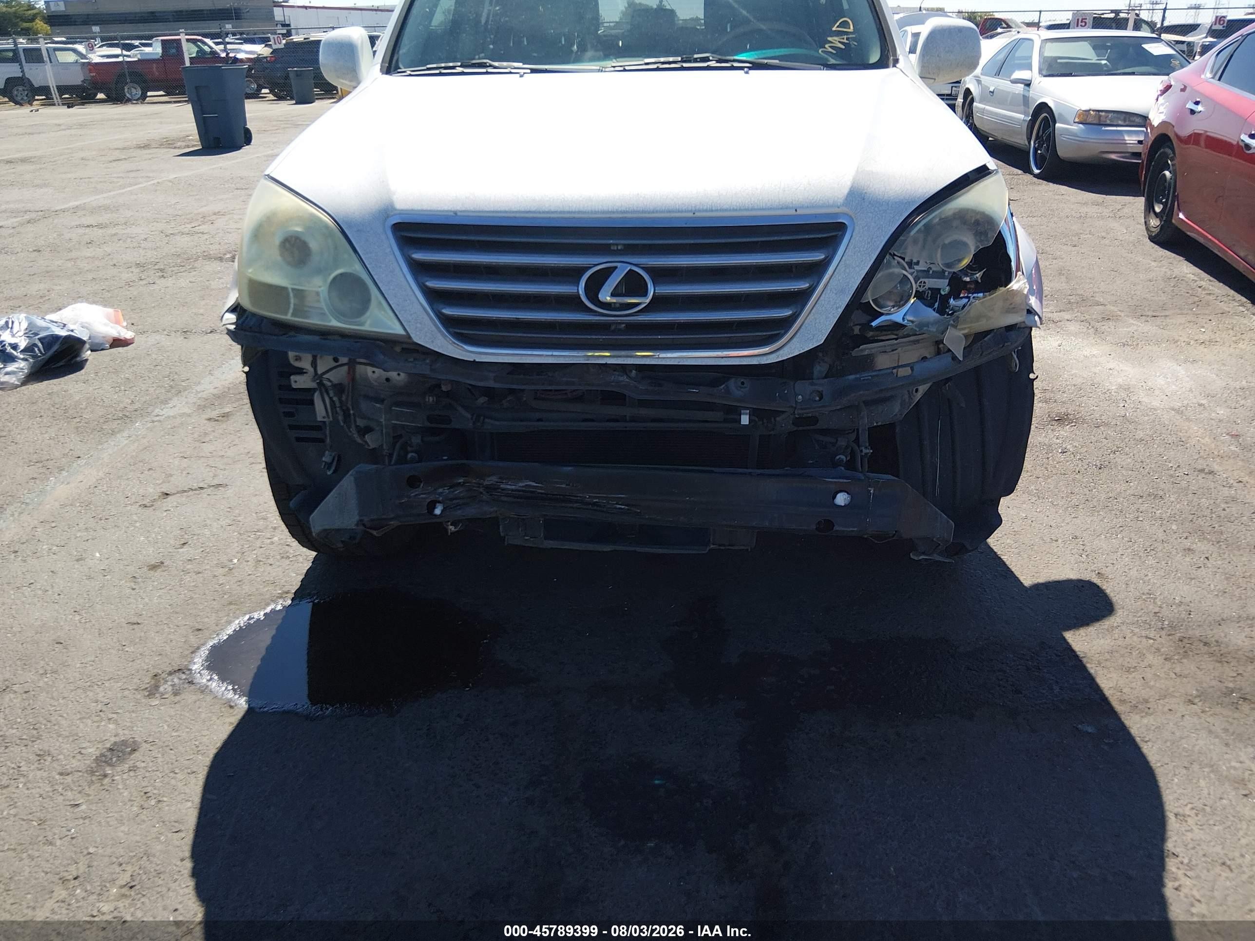 2007 Lexus Gx 470 White vin: JTJBT20X670134429