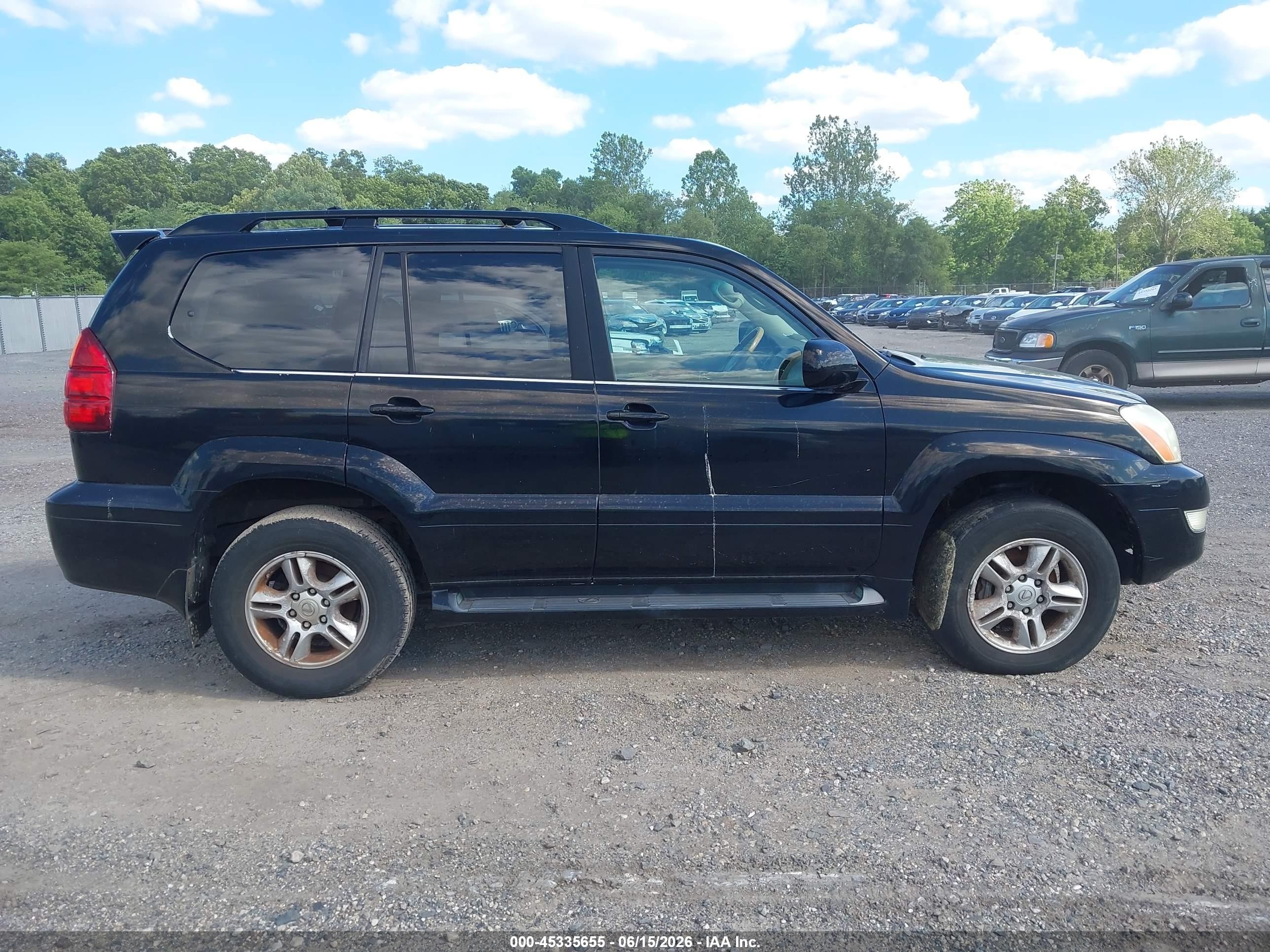 2007 Lexus Gx 470   Black vin: JTJBT20X670144605