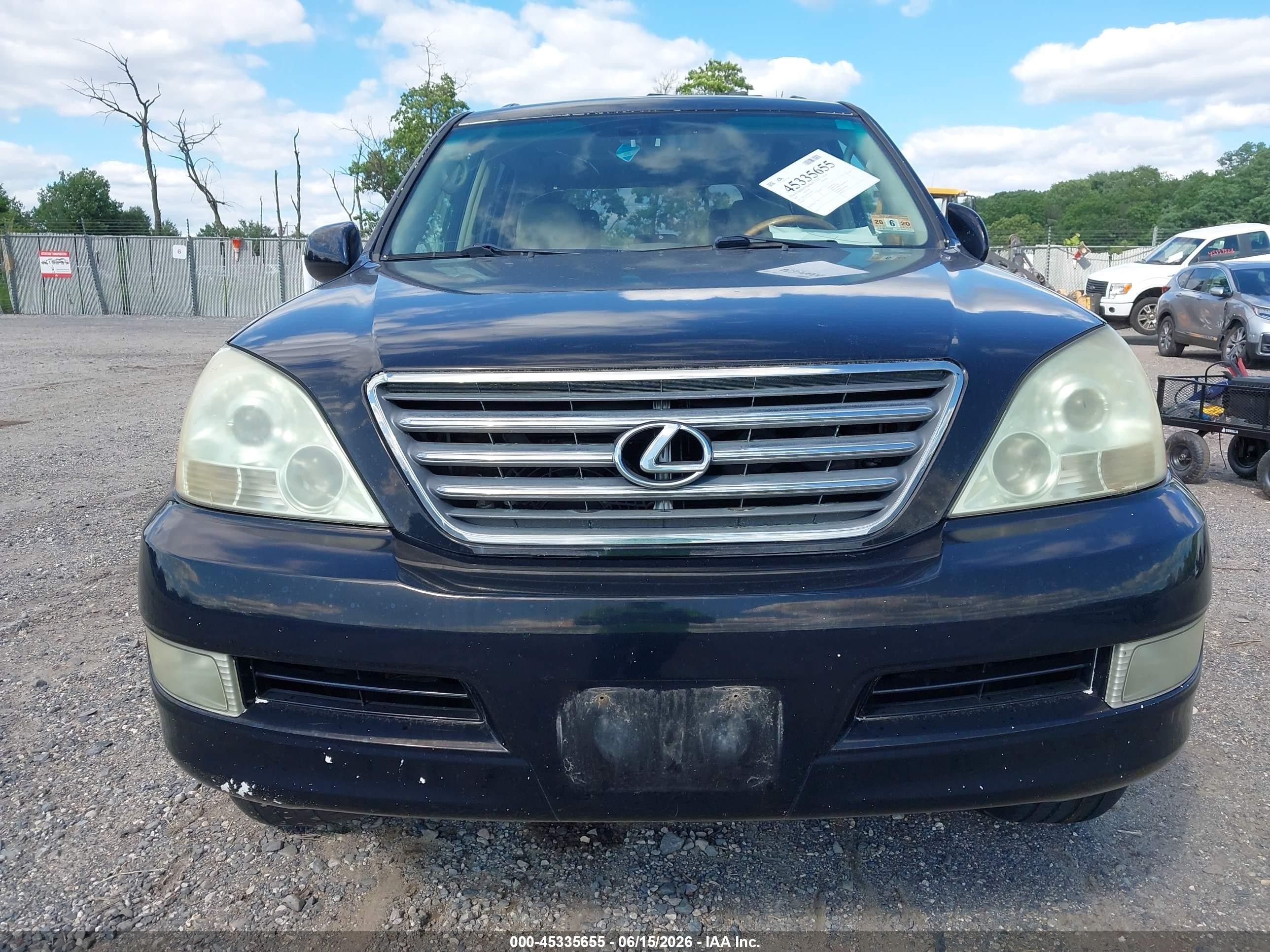 2007 Lexus Gx 470   Black vin: JTJBT20X670144605