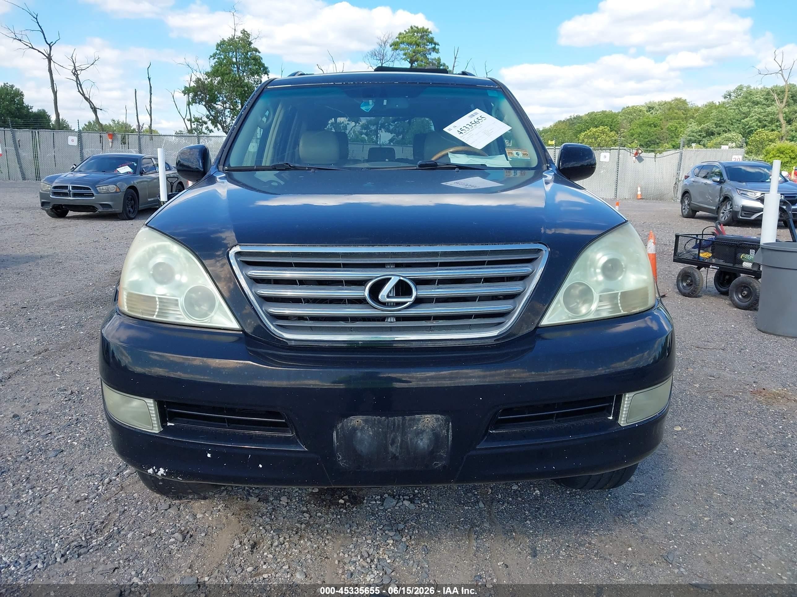 2007 Lexus Gx 470   Black vin: JTJBT20X670144605