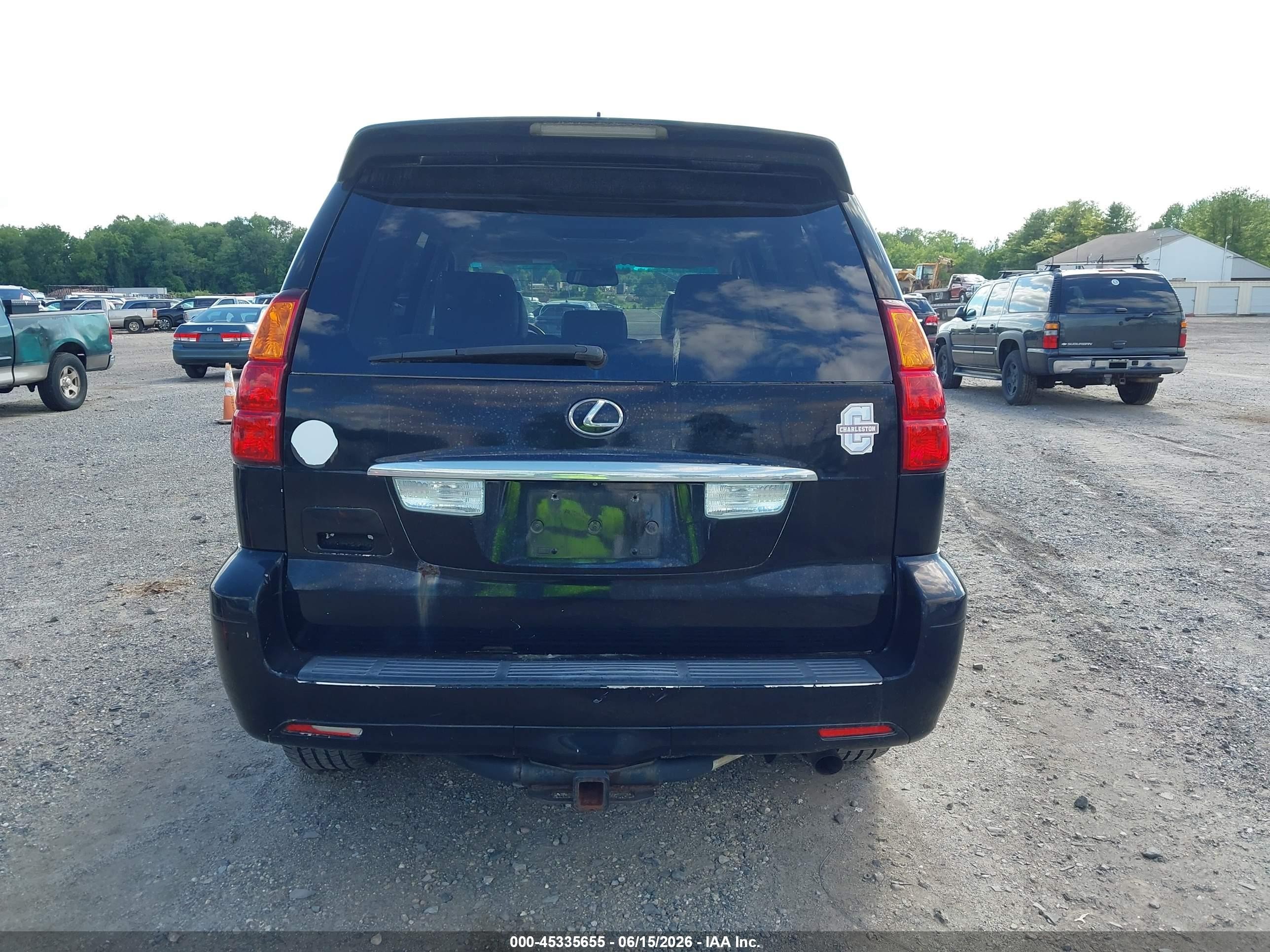 2007 Lexus Gx 470   Black vin: JTJBT20X670144605