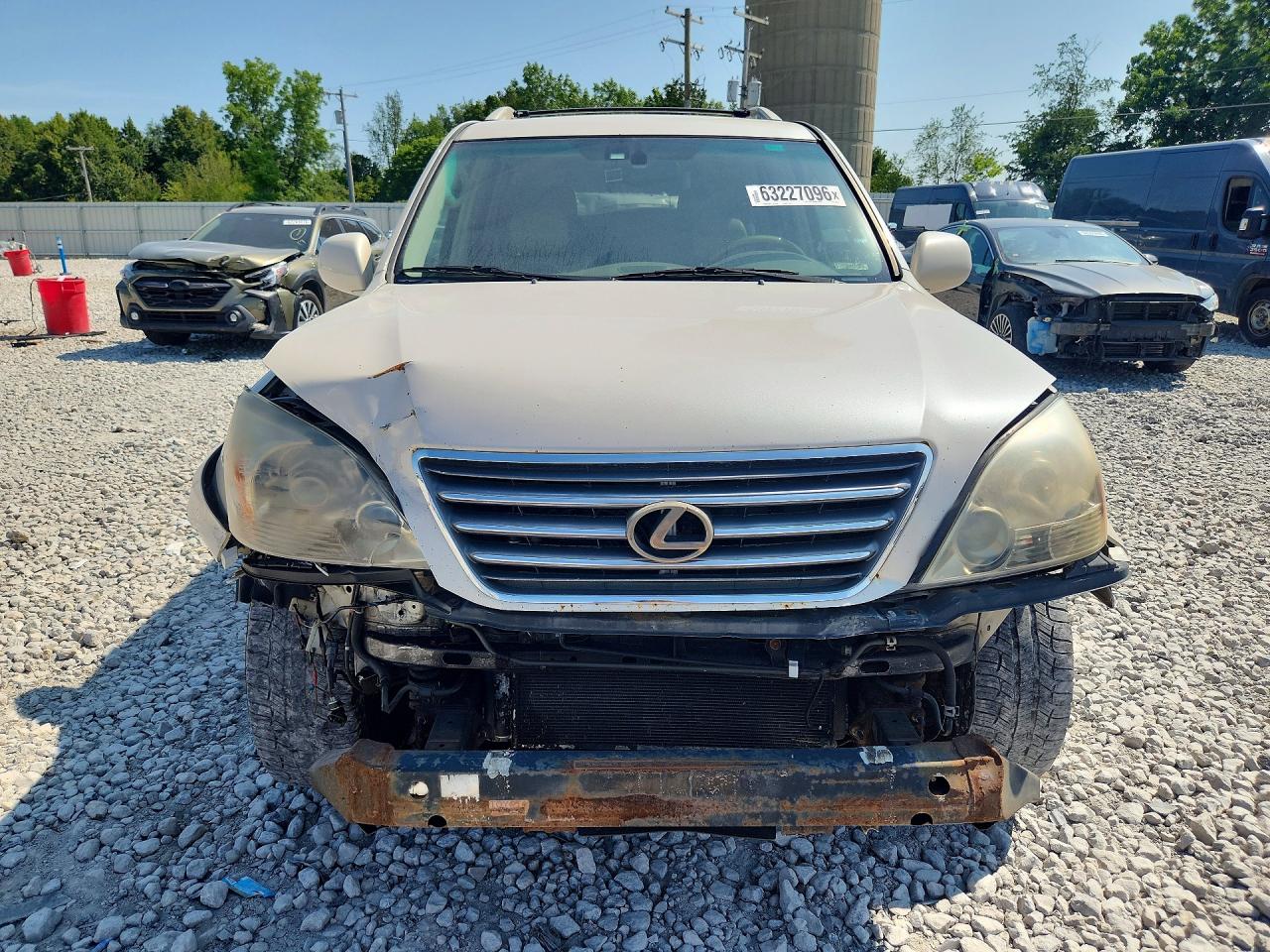 2003 Lexus Gx 470 Белый vin: JTJBT20X730004573
