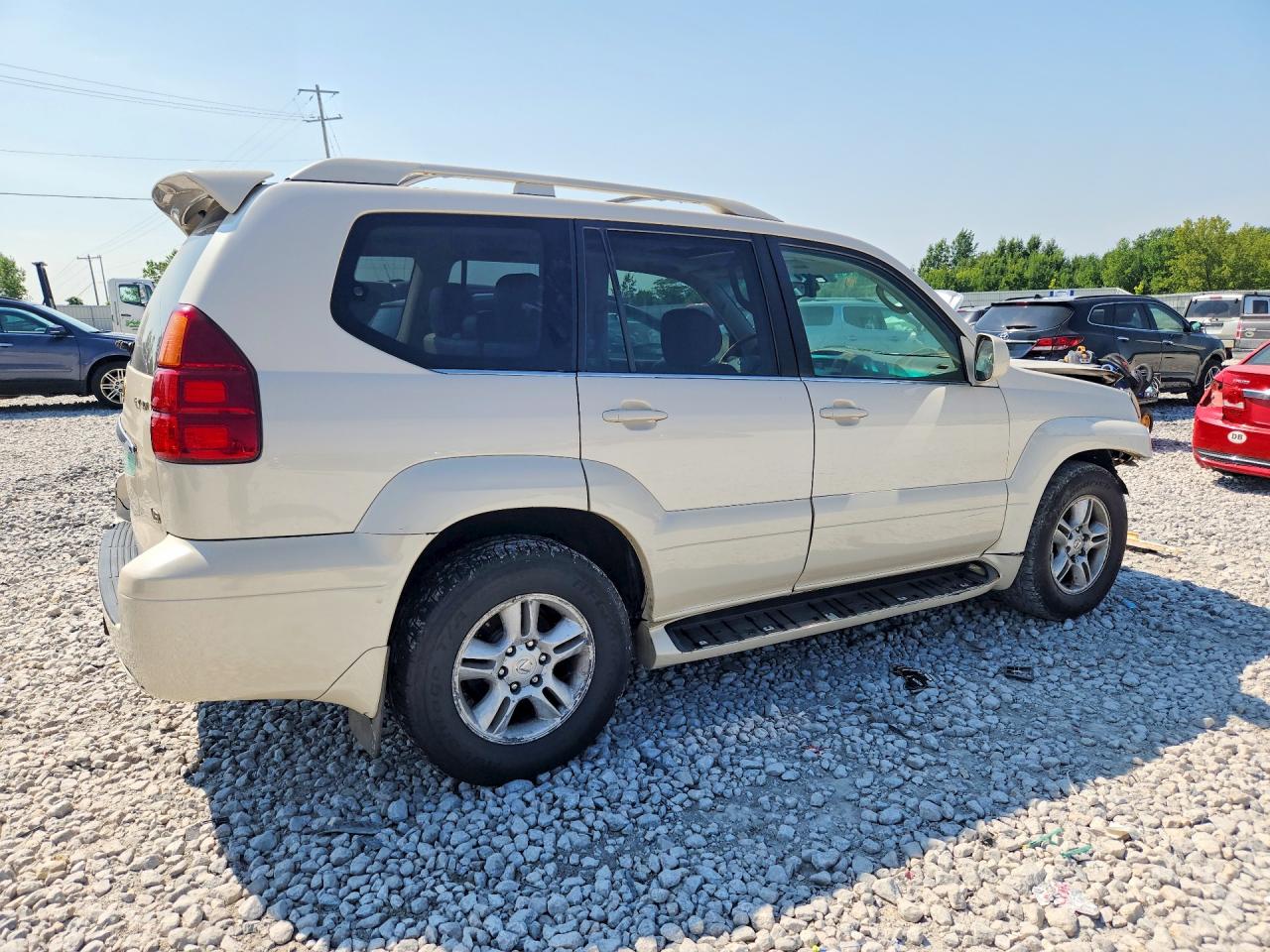 2003 Lexus Gx 470 Белый vin: JTJBT20X730004573