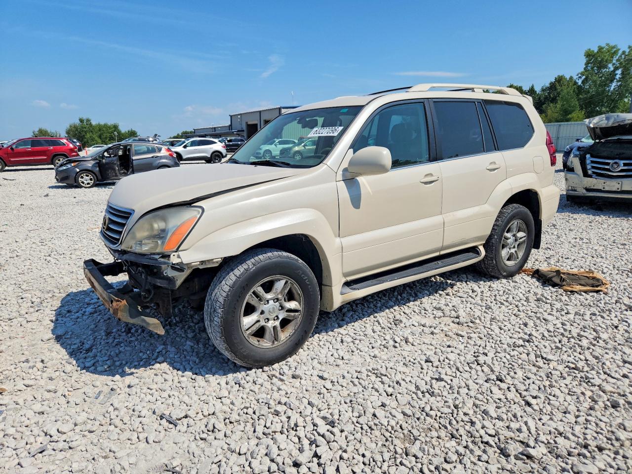 2003 Lexus Gx 470 Белый vin: JTJBT20X730004573